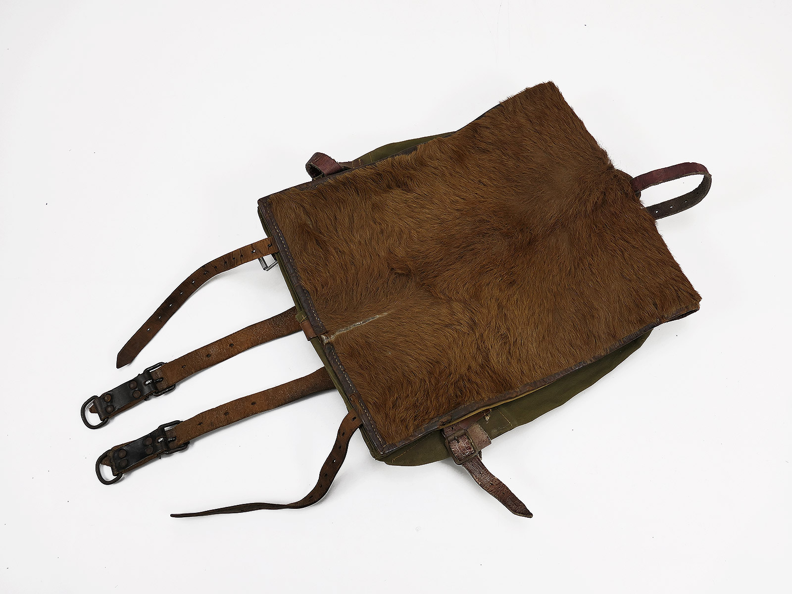 Wehrmacht Tornister Affe Rucksack 1936 2./ I.R. 67 Fellrucksack