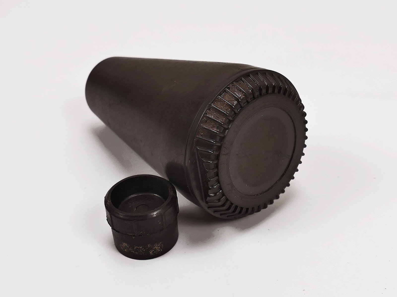 #1/ Wehrmacht Zünderbüchse 1 Zünderdose leer für z.B. Aufschlagzünder 23 Flak (8.8)