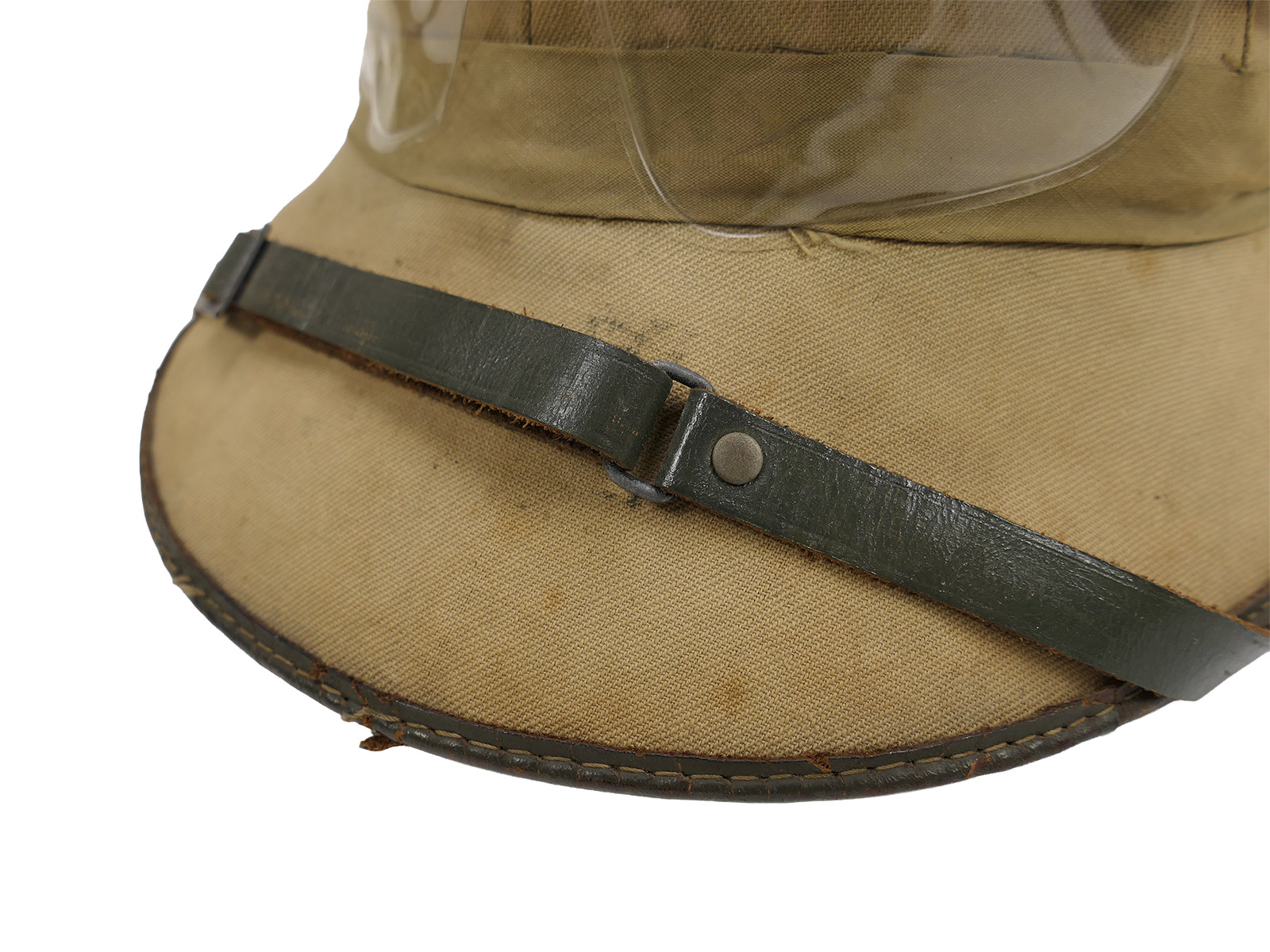 Original Tropenhelm Afrikakorps Carl Halfar Wehrmacht DAK mit Staubschutzbrille COLLECTION