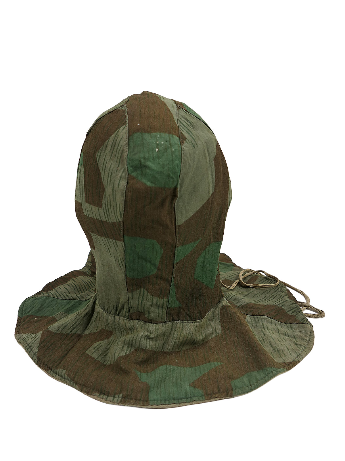 Original WK2 Wehrmacht Winterkopfhaube Splittertarn / weiß wendbar Kopfhaube Winterwendejacke COLLECTION