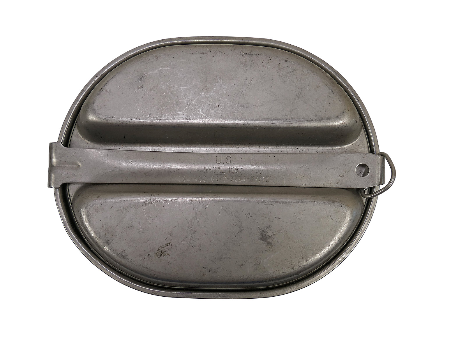 #01/ Original US Army Essgeschirr VIETNAM 60's Kochgeschirr Canteen Regal 1967 COLLECTION BATTLE WORN