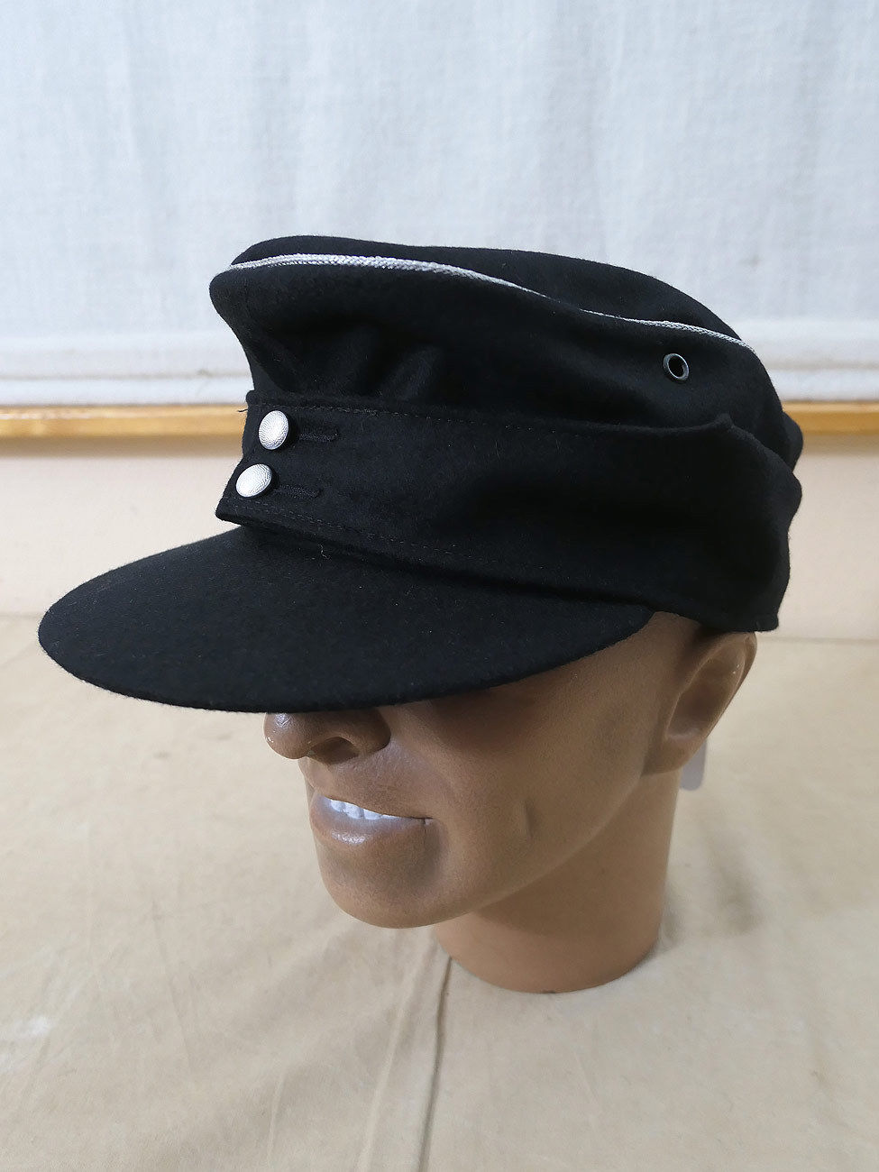 12851-1 Wehrmacht M43 Feldmütze Panzer Offizier Panzermütze M1943 Lubstein Erel