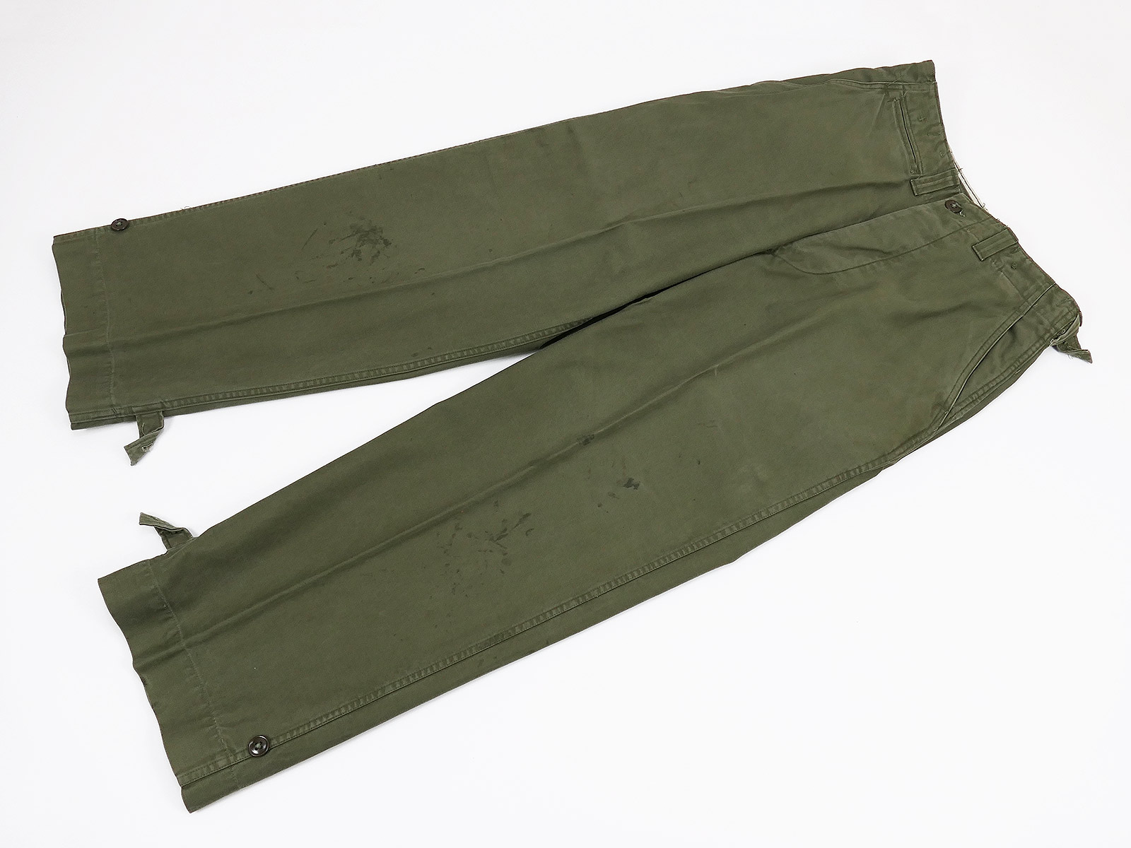Einzelstück - Original US ARMY WW2 M1943 Feldhose M43 Field Trousers OD mit Maßen (S)