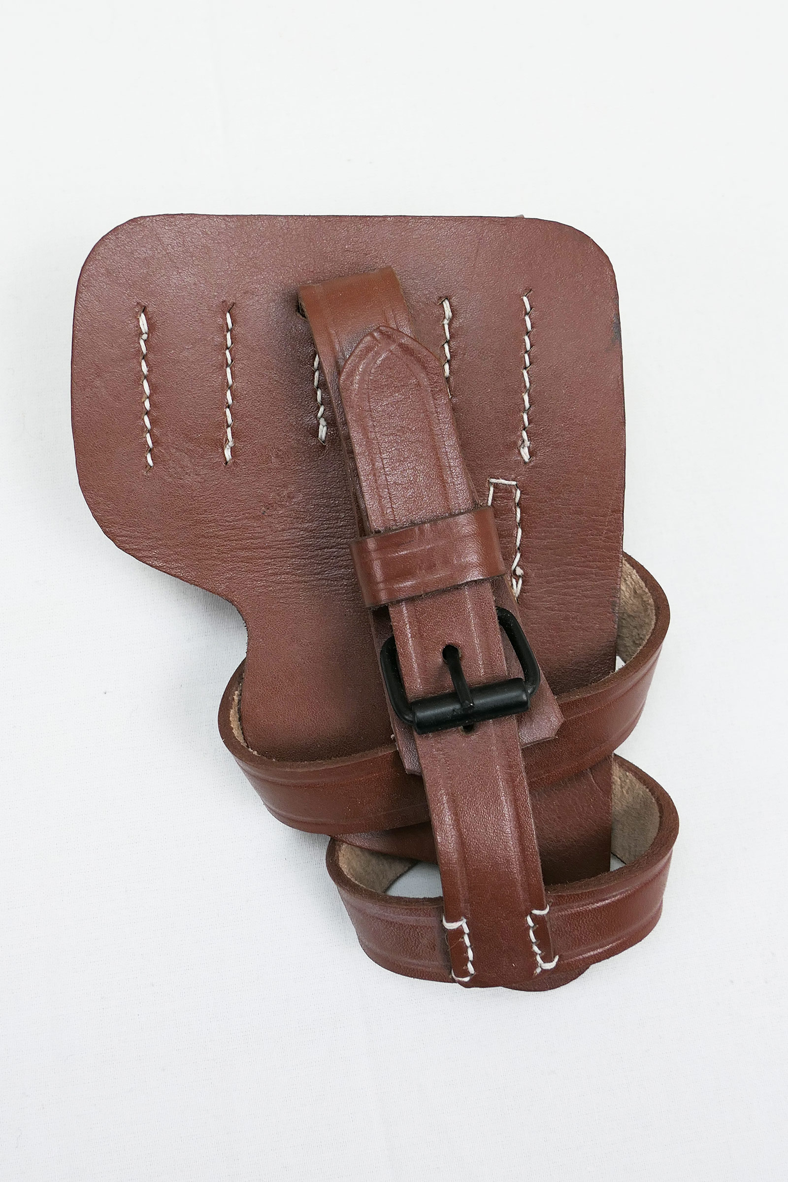 Wehrmacht Luftwaffe Fallschirmjäger Pistolentasche soft shell Holster braun für die 08 Pistole