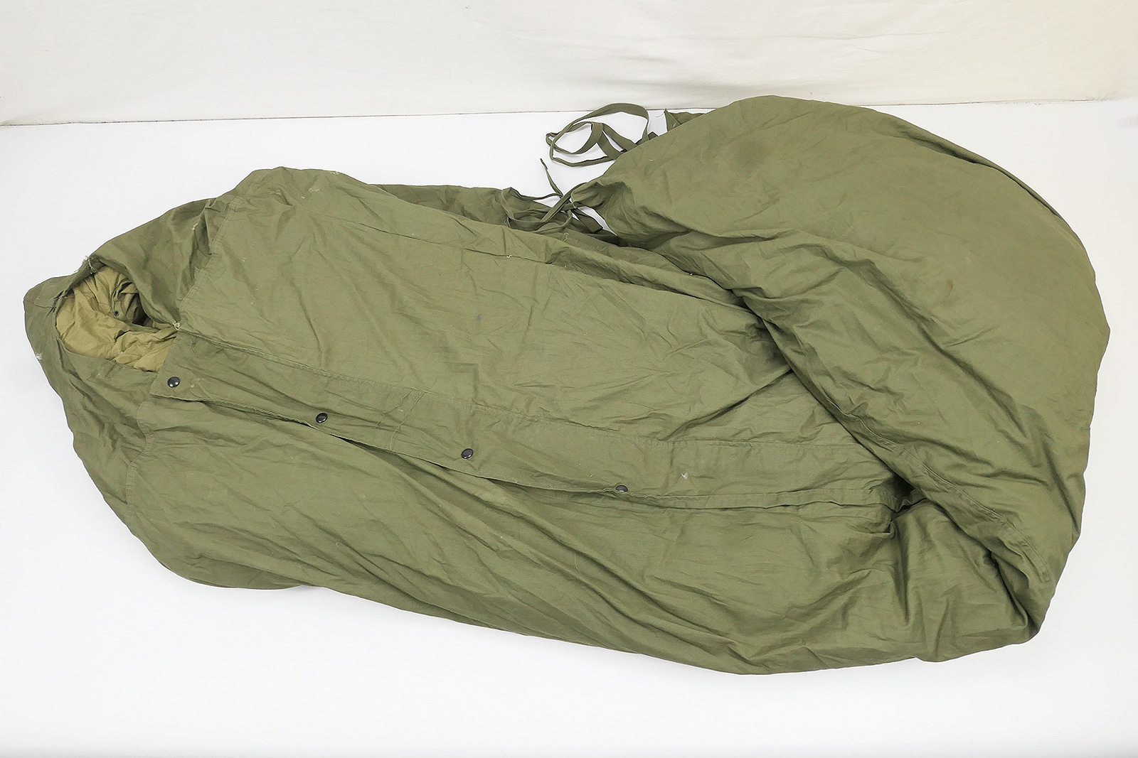 P1520101 US Army M-1949 Sleeping Bag Mountain + Cover / Case + Carrier Daunen Schlafsack