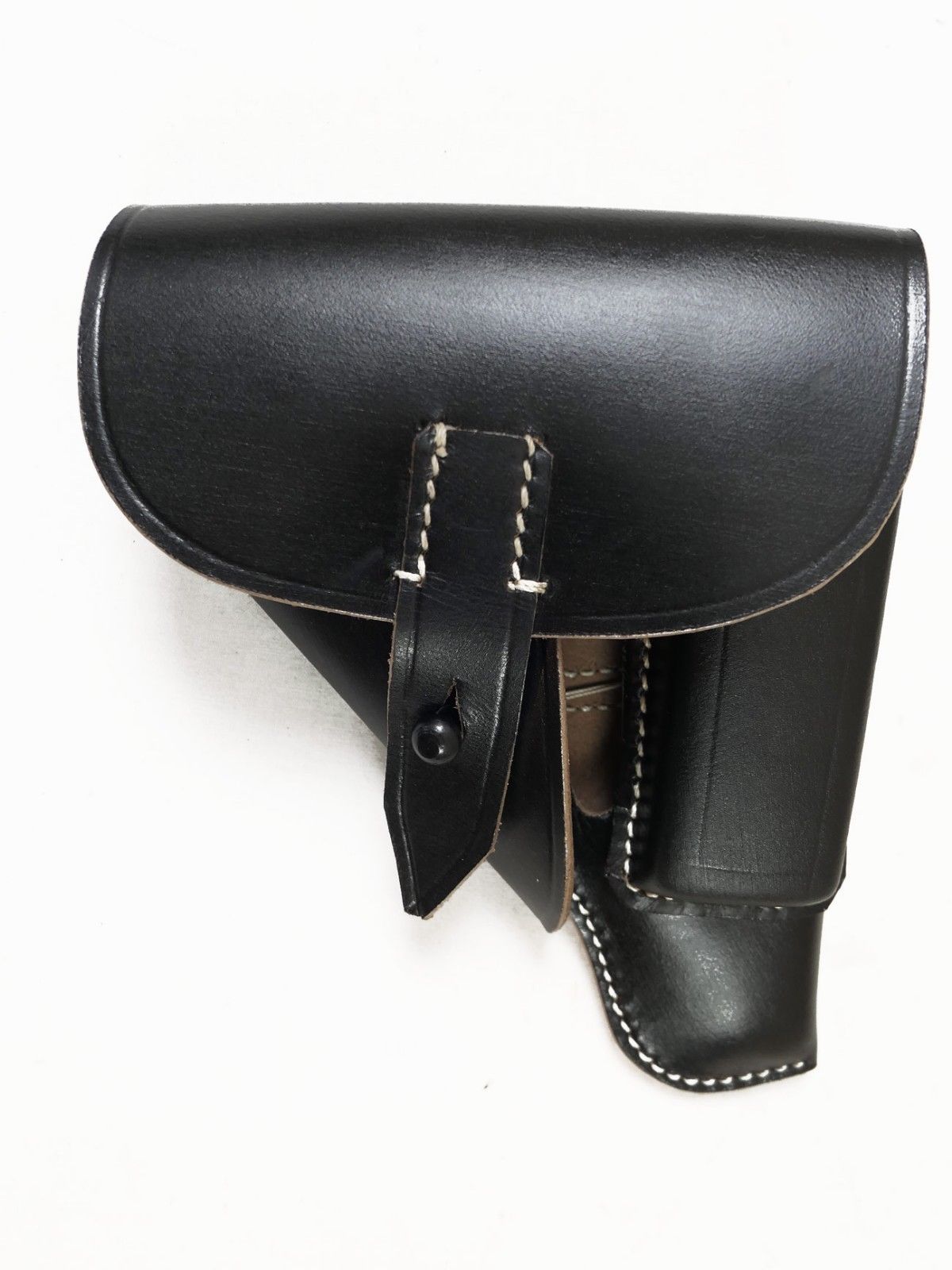 WW2 Wehrmacht Holster schwarz Pistolentasche für Kurz Pistolen 7.65 Typ PPK