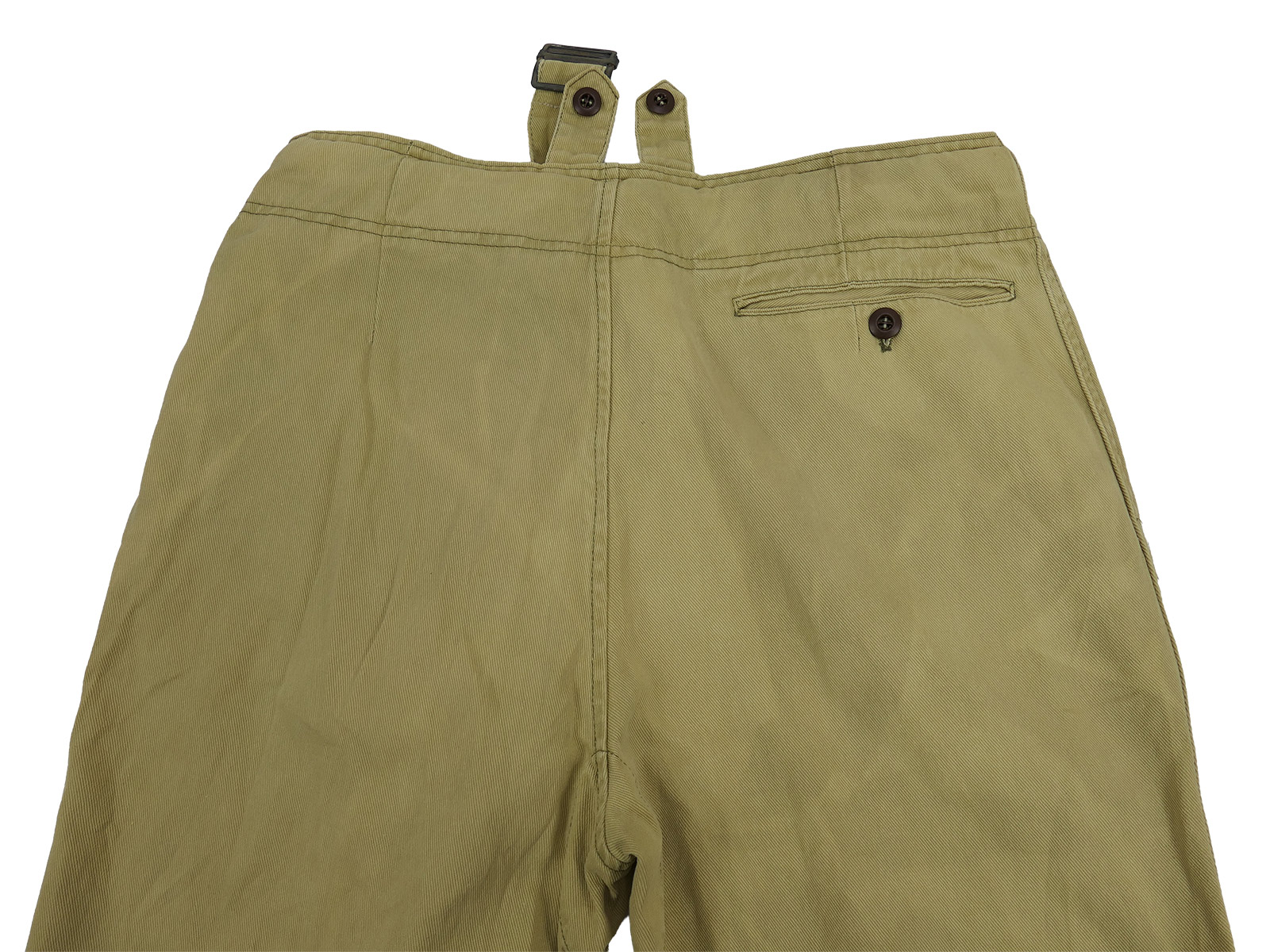 Einzelstück Luftwaffe LW DAK Hose ausgeblichen Tropen Tropenhose mit Maßen BATTLE WORN