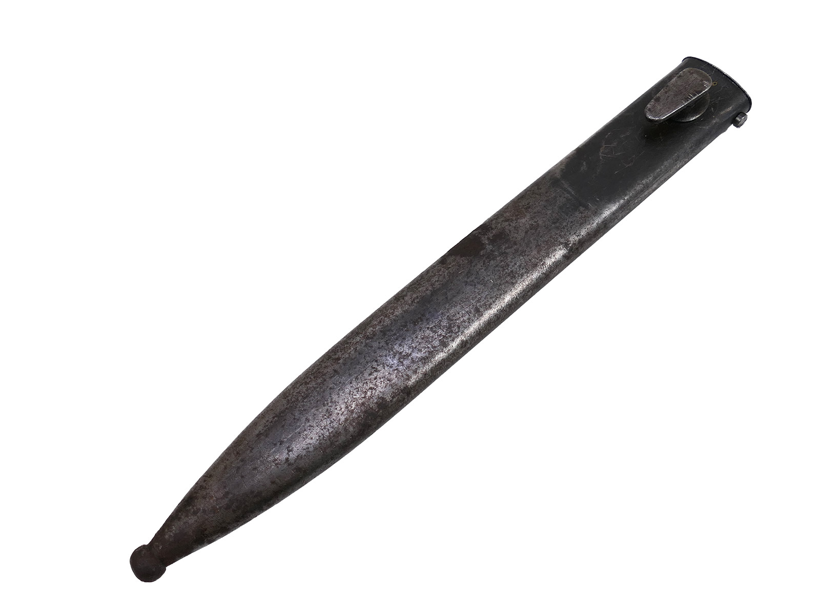 Wehrmacht Bajonett M84/98 cof42 Karabiner K98 / Seitengewehr mit Scheide BATTLE WORN