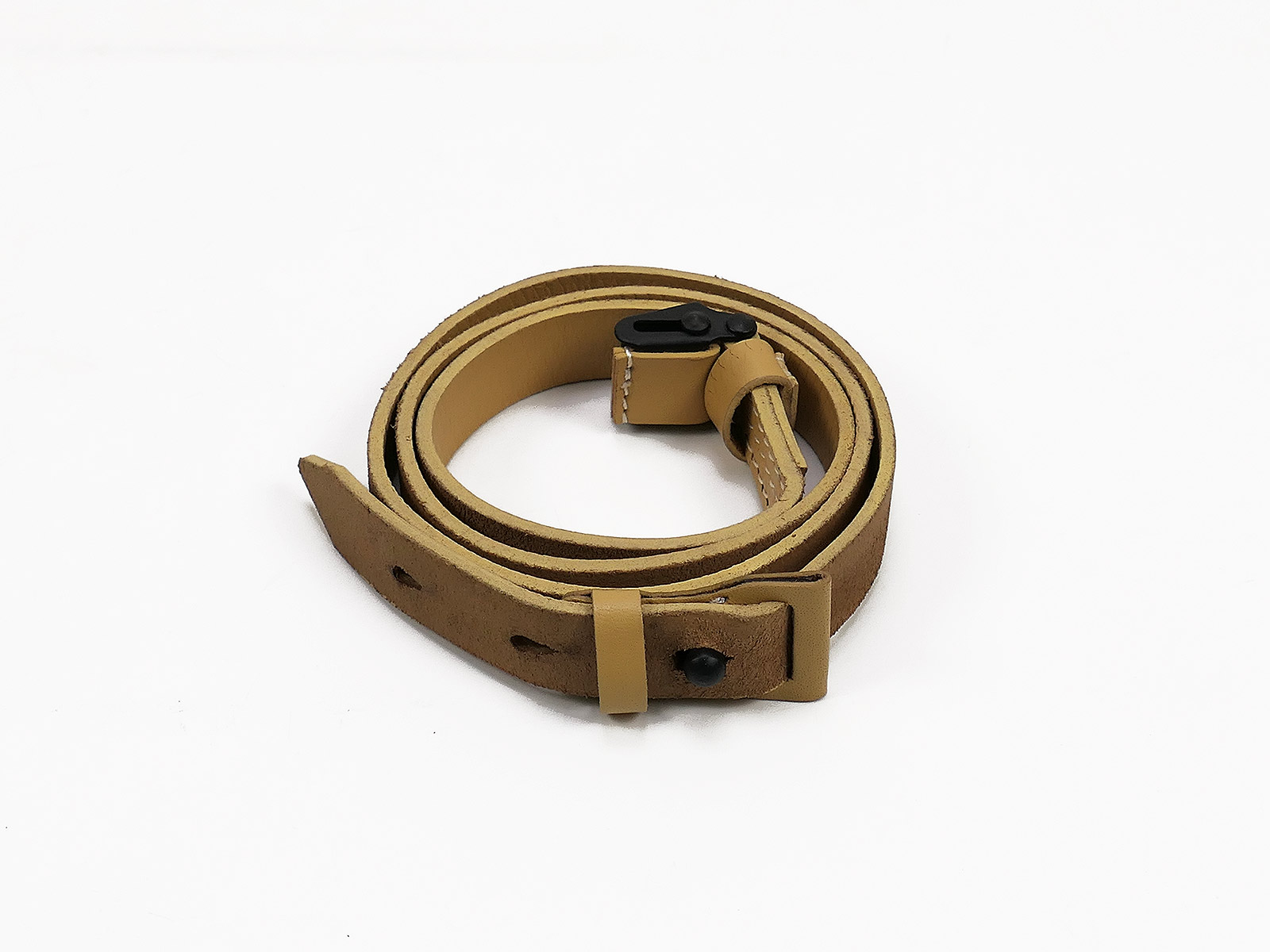 Tropen Karabiner K98 Leder Riemen HELL Trageriemen 98K Frosch Tragegurt 