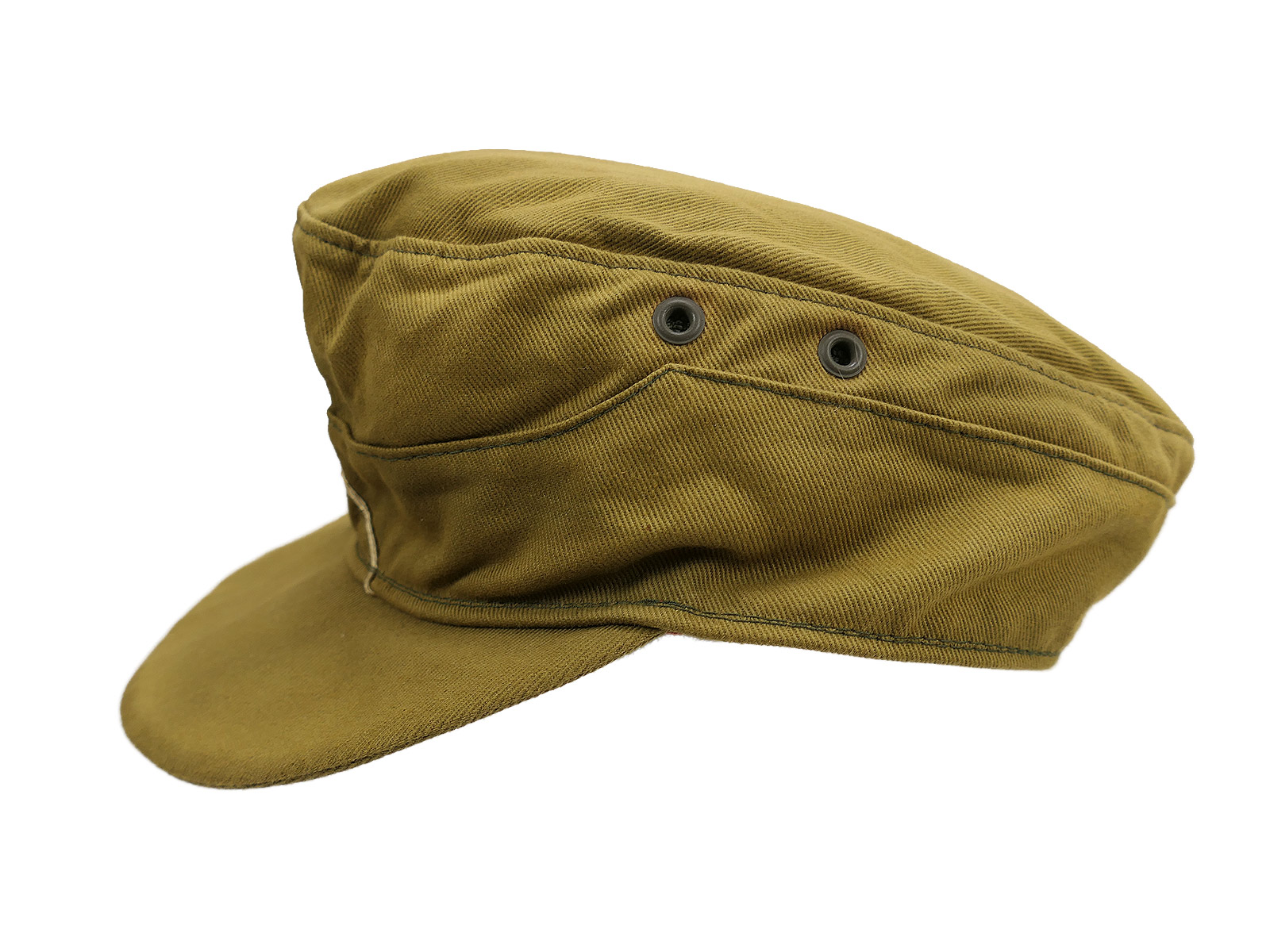 USA POW Tropen M43 Feldmütze Afrikakorps Tropenmütze DAK Gr.57 COLLECTION BATLLE WORN