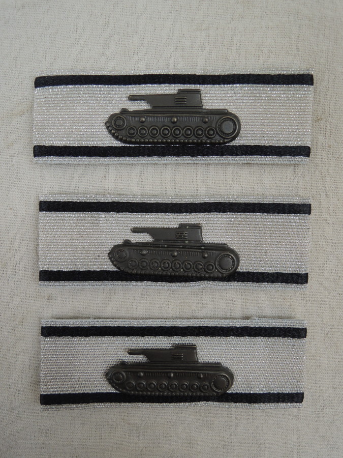 Wehrmacht 3x Panzervernichtungsabzeichen Stufe silber Panzerknacker Panzervernichter