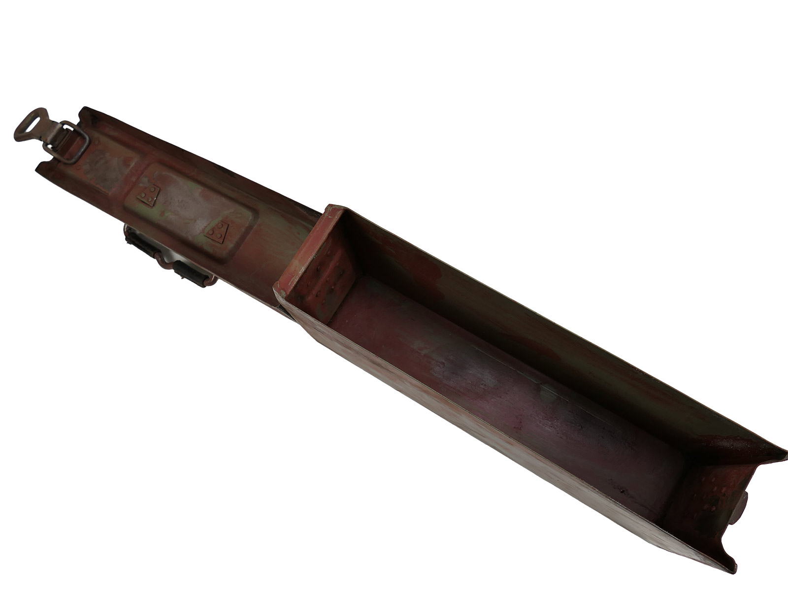 #2/ Typ Wehrmacht MG 34/42 Patronenkasten 41 Gurtkasten BATTLE WORN