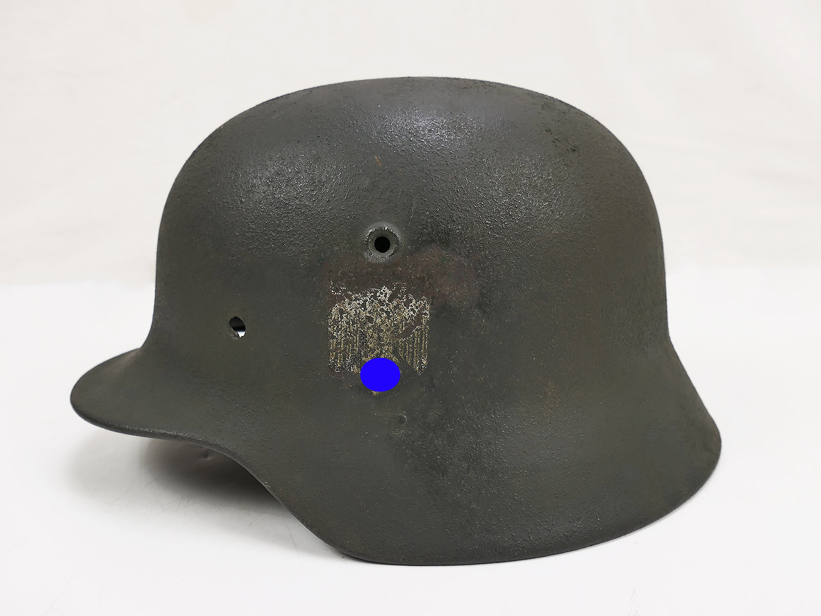 Original Wehrmacht Stahlhelm GLOCKE M40 SD ET64 Antik COLLECTION BATTLE WORN