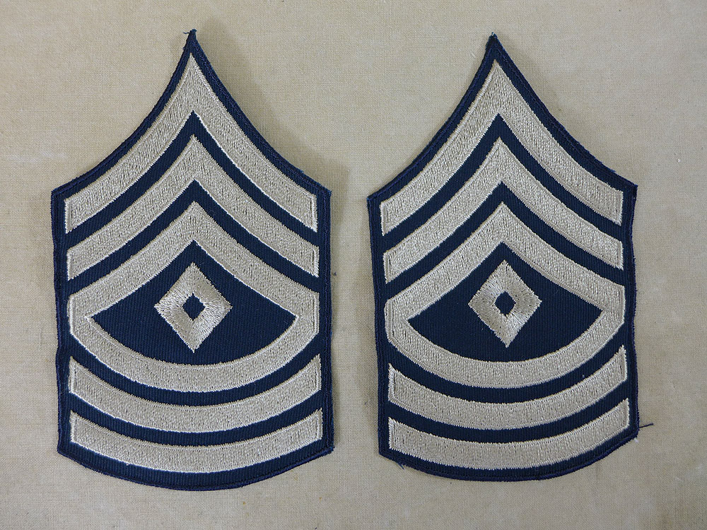 US ARMY WW2 Ranks Dienstgradabzeichen First Sergeant Uniform Rang Abzeichen
