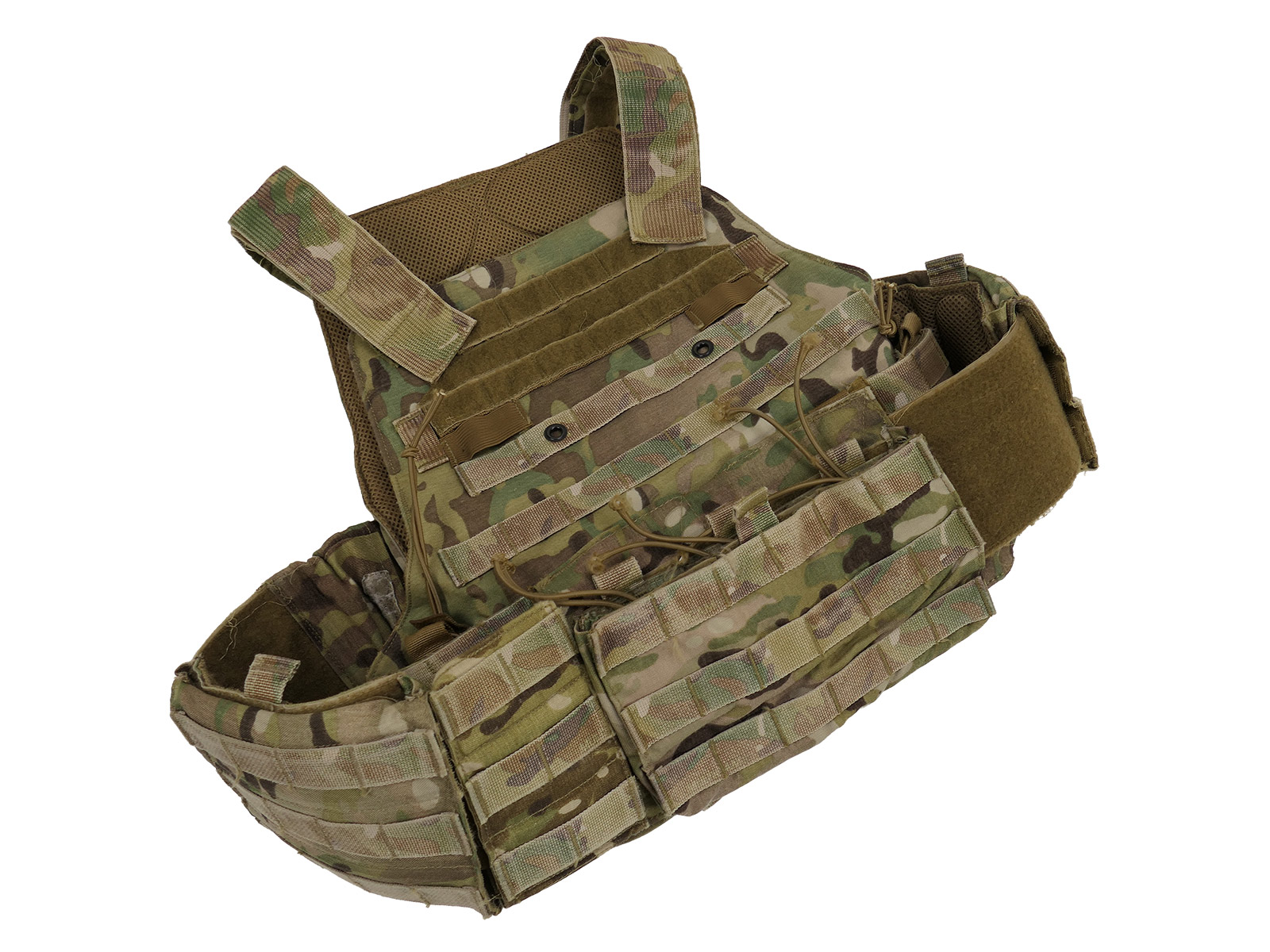 #4/ Dänemark Danish Army MultiCam Plate Carrier Plattenträger Einsatzweste Body Armor Gr. S/M