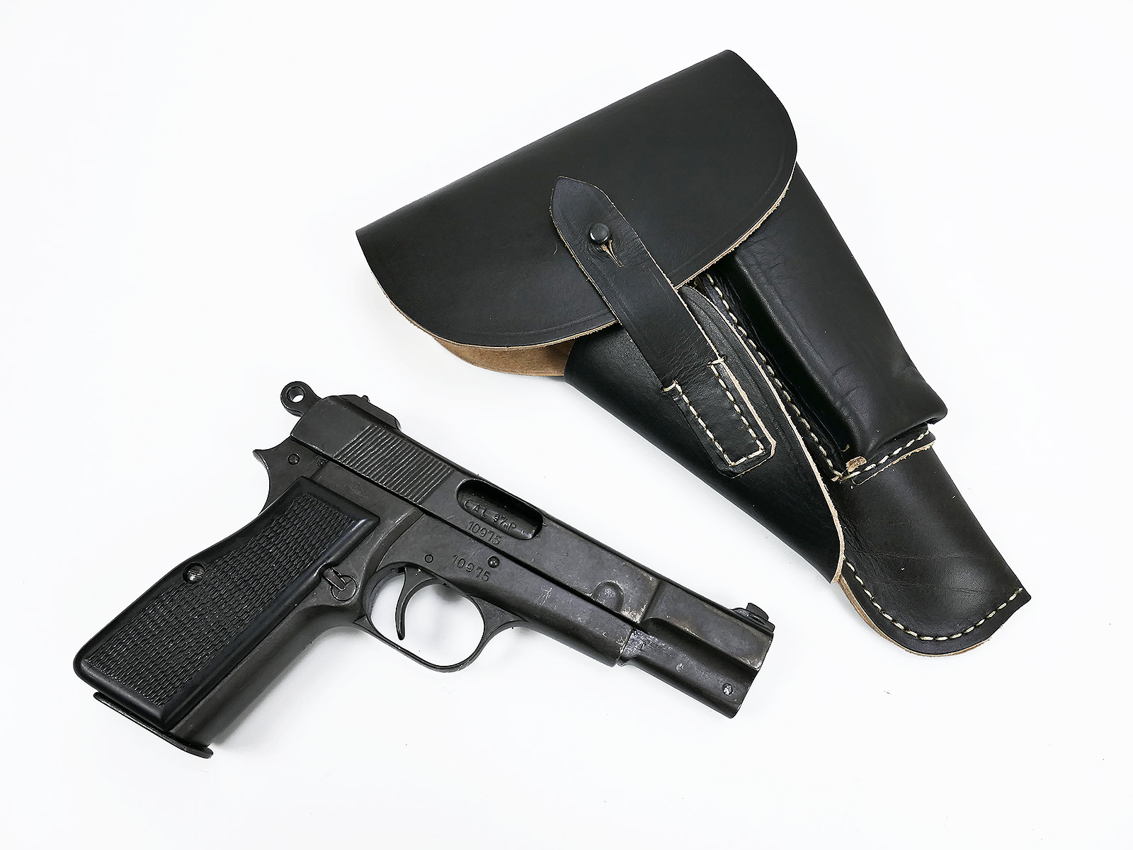 Wehrmacht Holster für Pistole FN - Browning High Power 1935 9mm Pistolentasche HP640 Wehrmacht Holster für Pistole FN - Browning High Power 1935 9mm Pistolentasche HP640