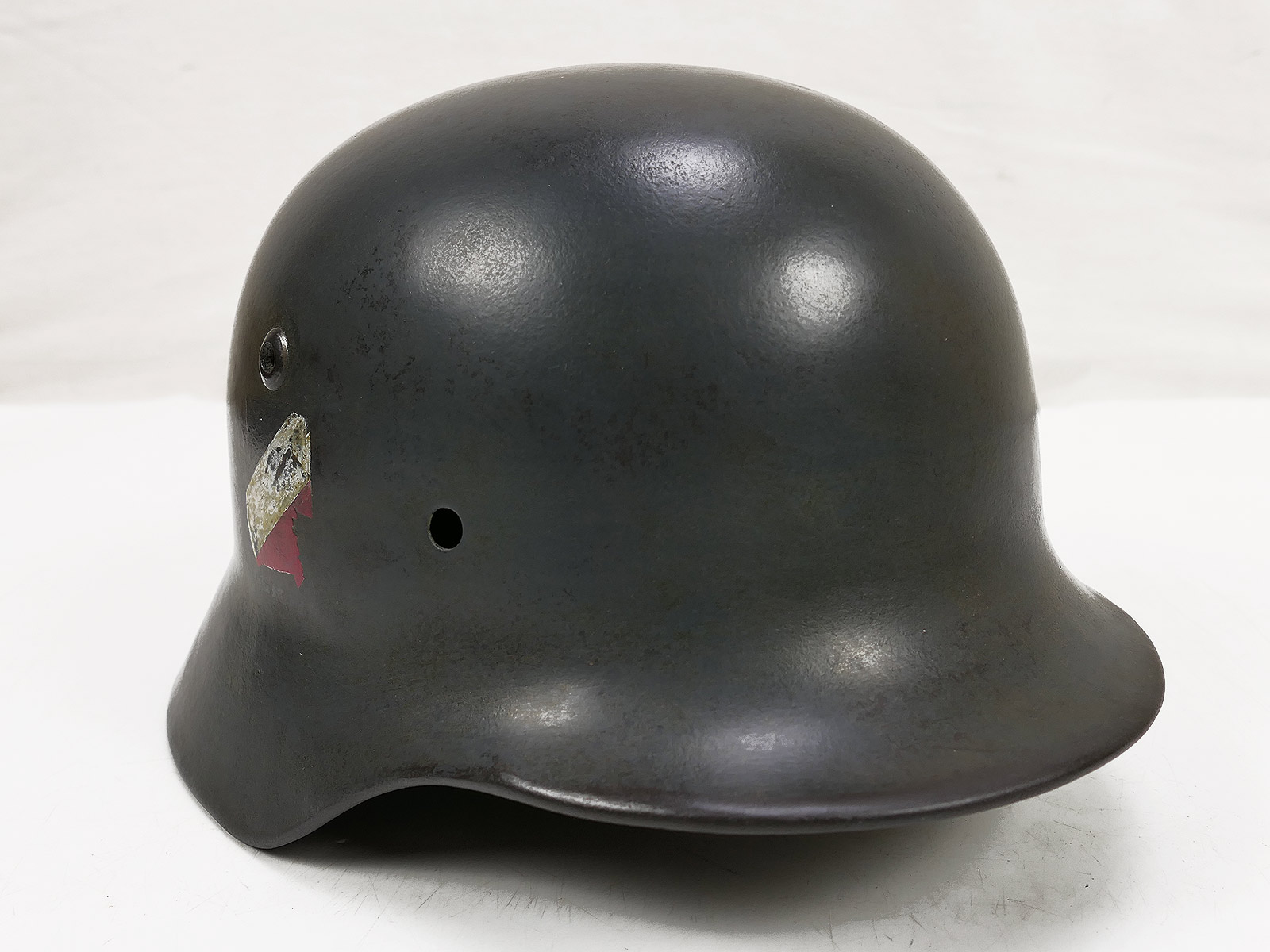 Original Wehrmacht / Luftwaffe Stahlhelm GLOCKE M35 DD SE62 Antik COLLECTION BATTLE WORN