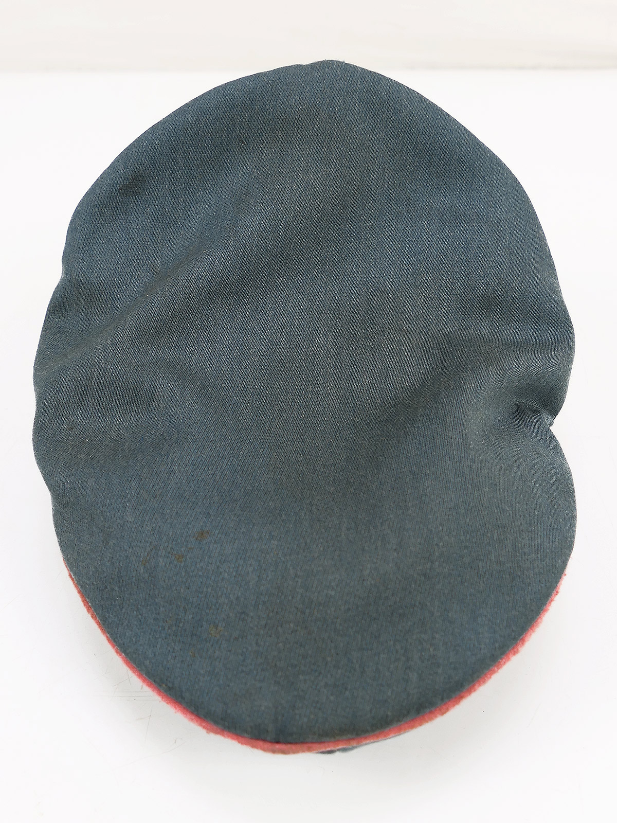 Waffen SS Schirmmütze Panzer Panzerjäger Crusher Cap Alte Art Gr.58 Tornister Knautschmütze COLLECTION BATTLE WORN
