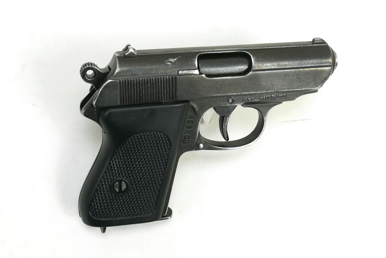 P1010724 Wehrmacht Polizei Kurzpistole Kal. 7.65 Automatische Pistole Antik finish Deko PPK