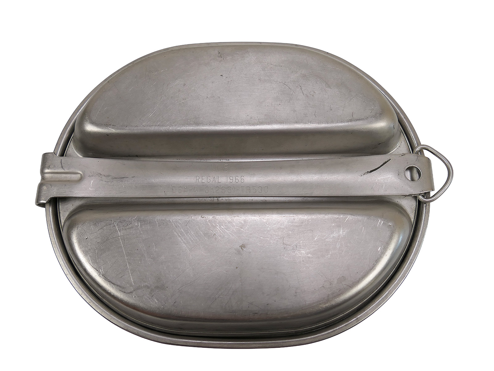 #09/ Original US Army Essgeschirr VIETNAM 60's Kochgeschirr Canteen Regal 1966 COLLECTION BATTLE WORN