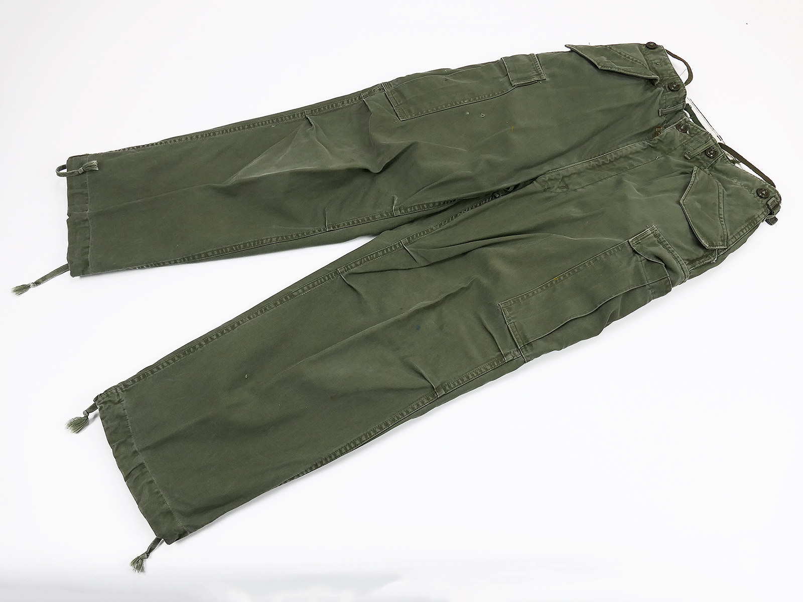 Vintage US ARMY Korea Vietnam M-51 Field Trousers OG 107 Feldhose Gr. Small *Elvis*