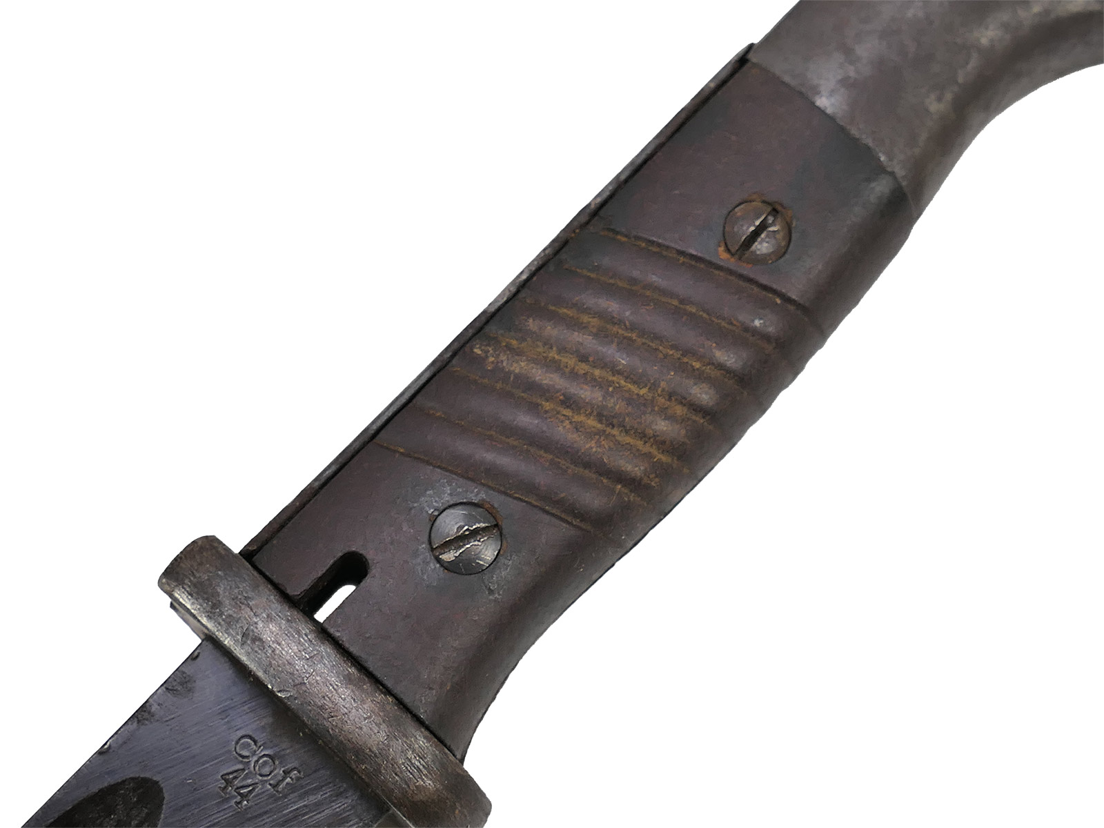 Wehrmacht Bajonett M84/98 K98 / Seitengewehr NUMMERNGLEICH cof 44 BATTLE WORN