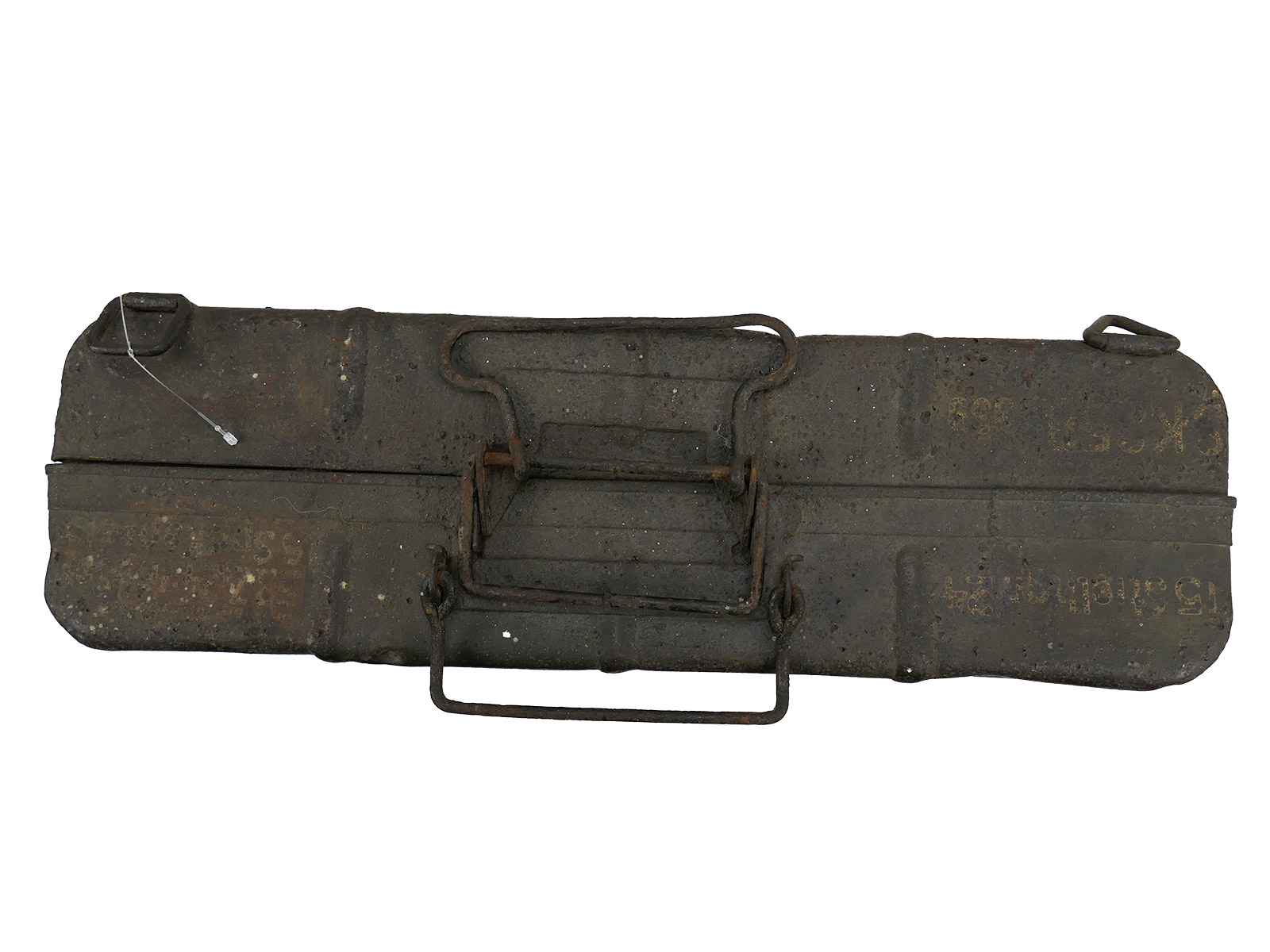 Schlachtfeldfund Transportkoffer Stielhandgranaten M24 Handgranatenkoffer Kiste BATTLE WORN