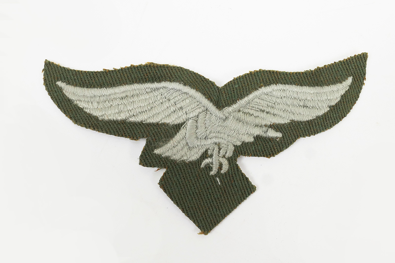 Brustadler grün Luftwaffe Knochensack Schleiferanzug gestickt Springeranzug Kreta