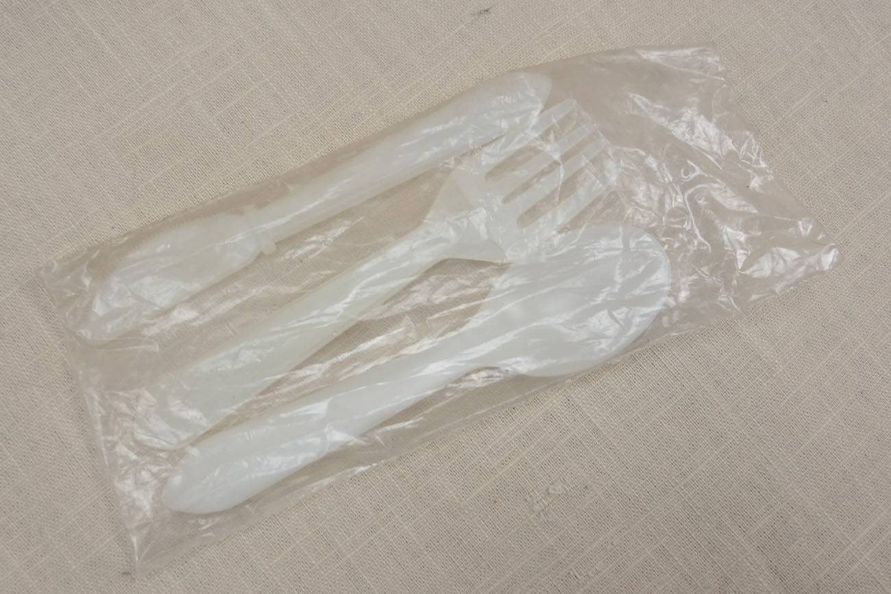 P10901624E8ACsYYaRCKc Original US Army Vietnam Plastic Spoon Fork Knife C-Ration Plastik Besteck