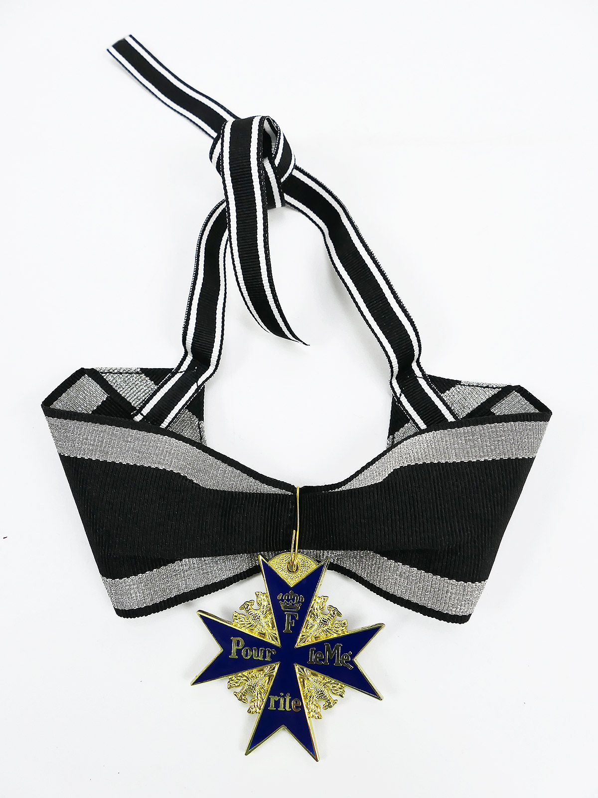 Orden Pour le Mérite am Band Kragenband / Blauer Max Gfm Rommel