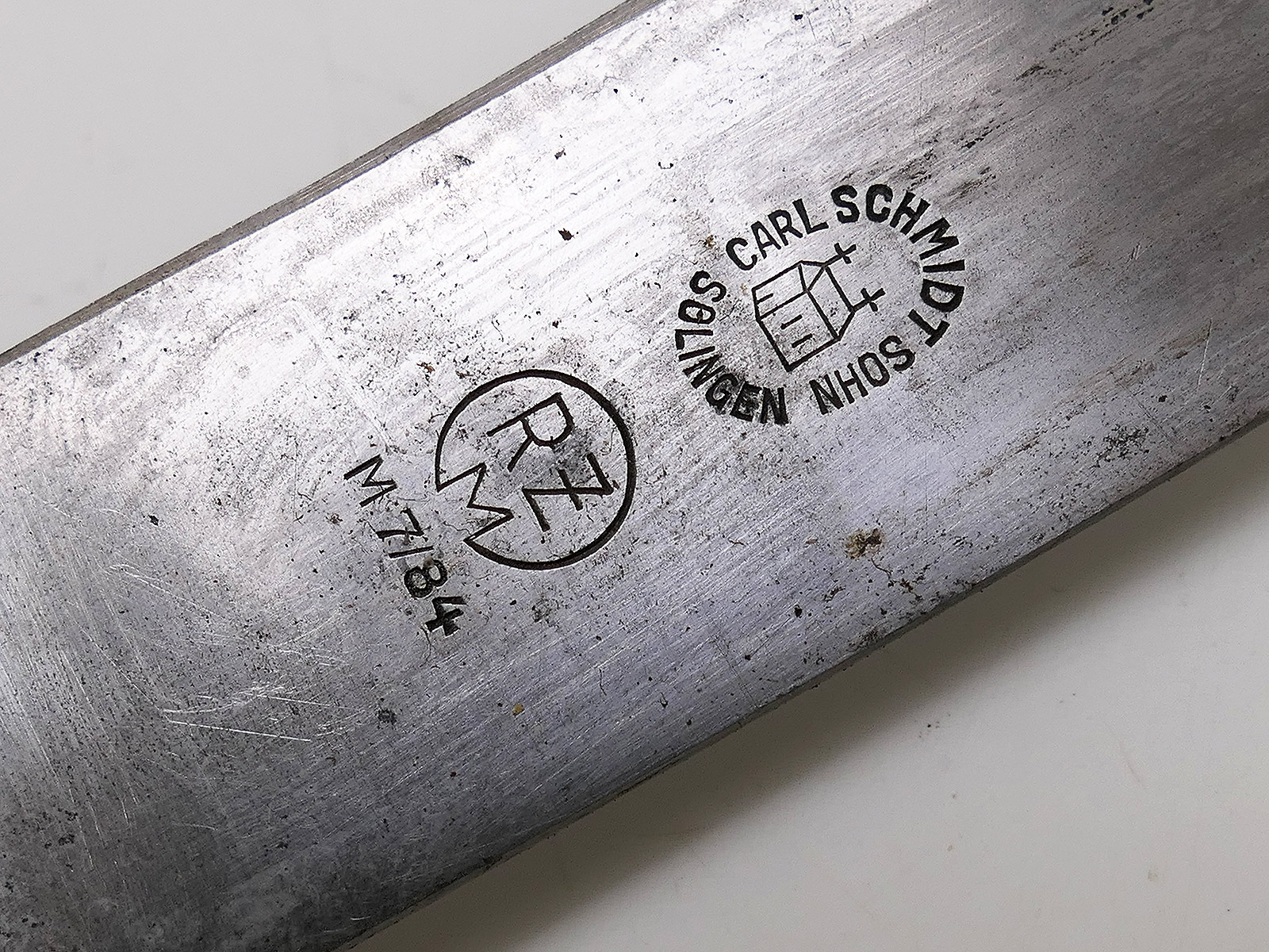 Original HJ Fahrtenmesser Doppelhersteller RZM M7/84 + Carl Schmidt Solingen 1938 COLLECTION