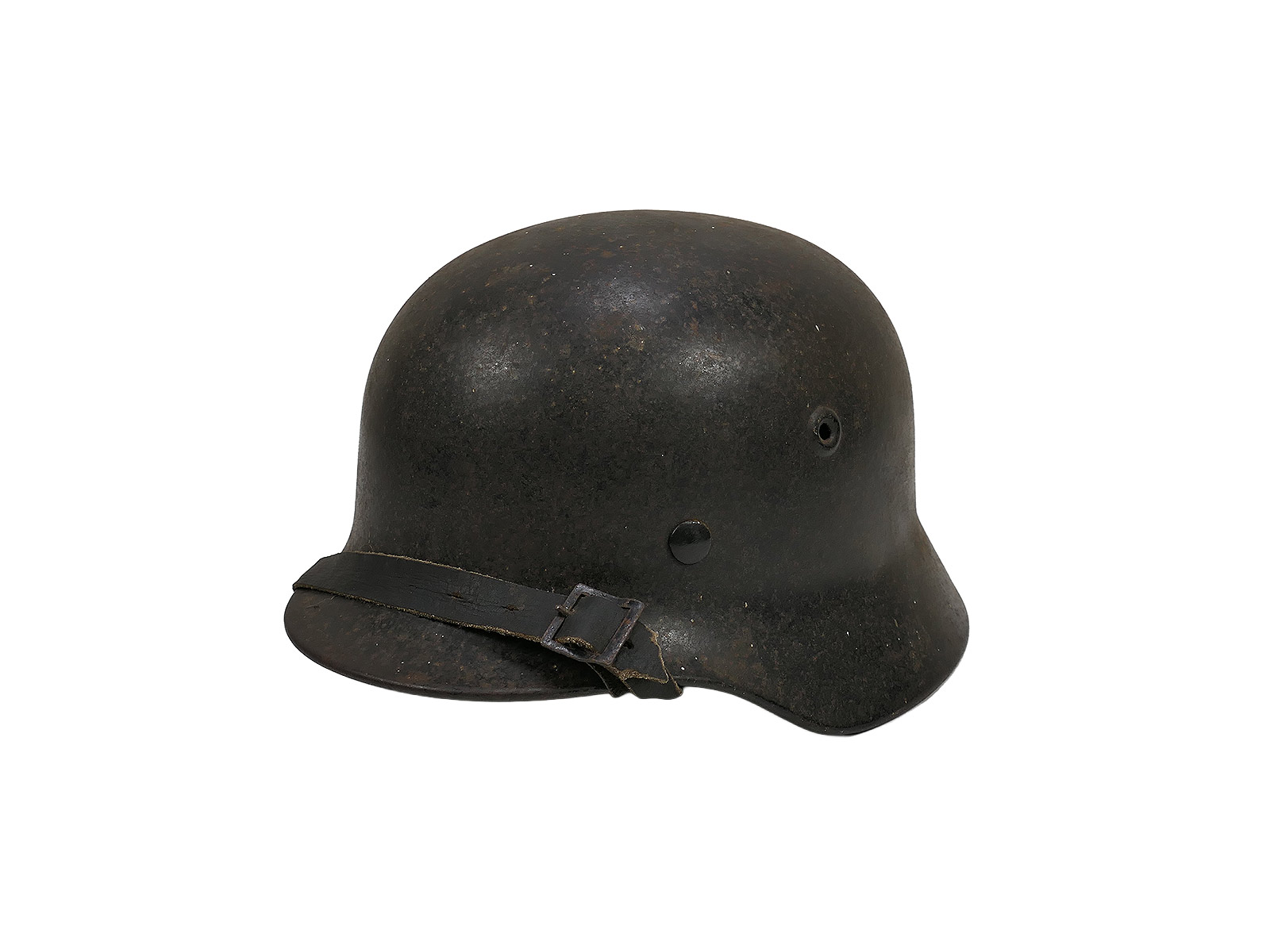 Original M40 Stahlhelm Q64 Feuerschutzpolizei / Feuerwehr komplett