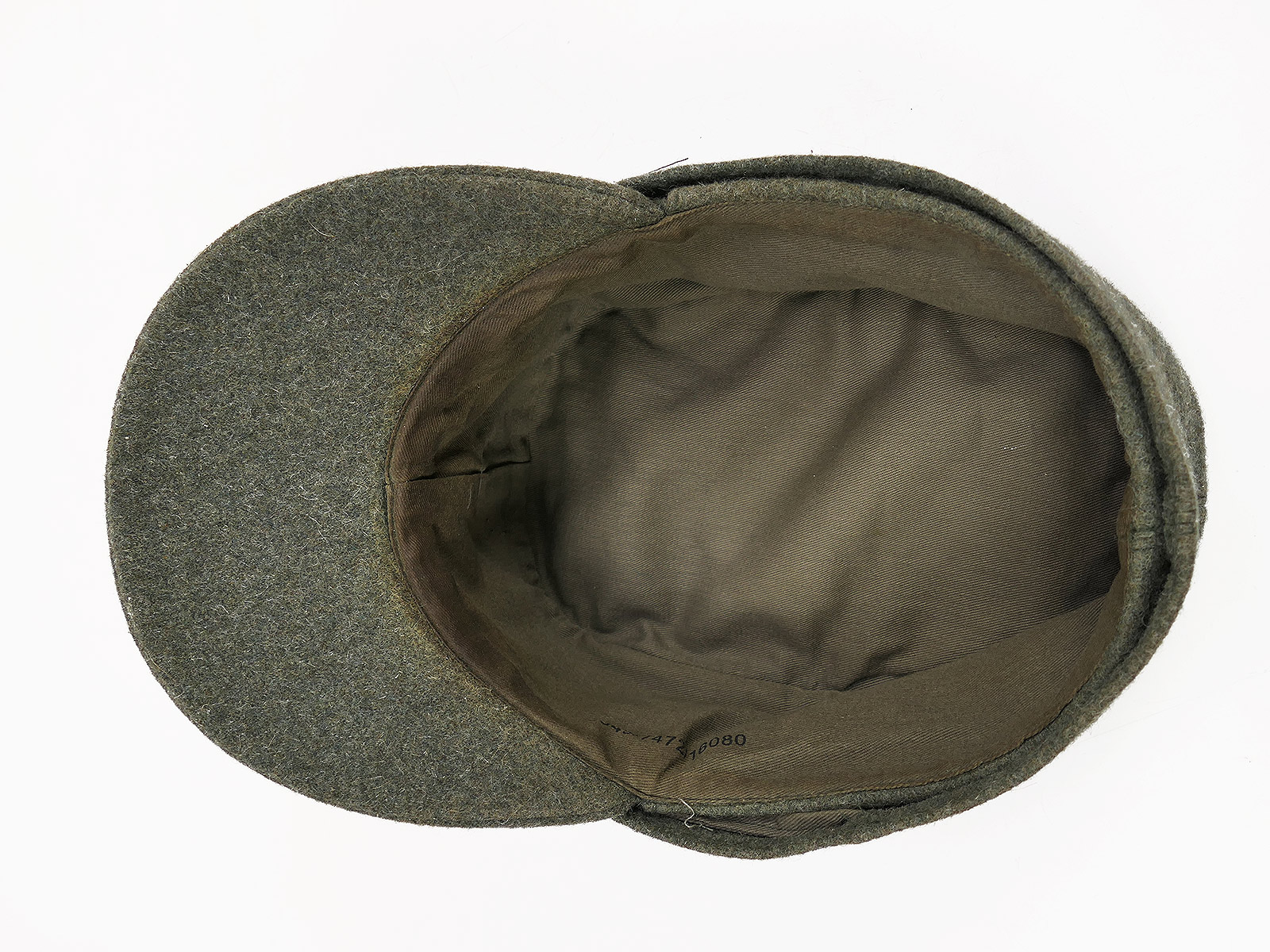 Wehrmacht M43 Feldmütze M1943 mit Trapez Effekten Mützenadler Gr.59/60 BATTLE WORN