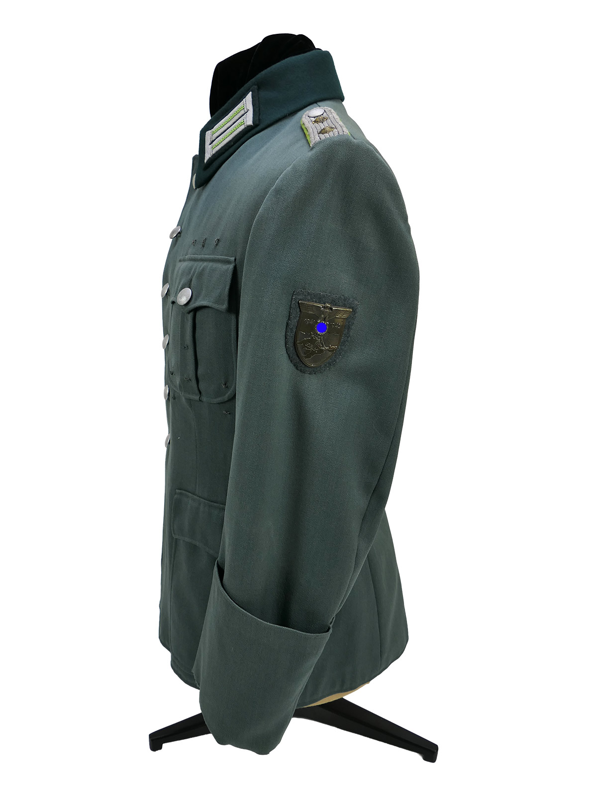 Offiziers Feldbluse Waffenrock PANZERGRENADIER Uniformrock COLLECTION BATTLE WORN