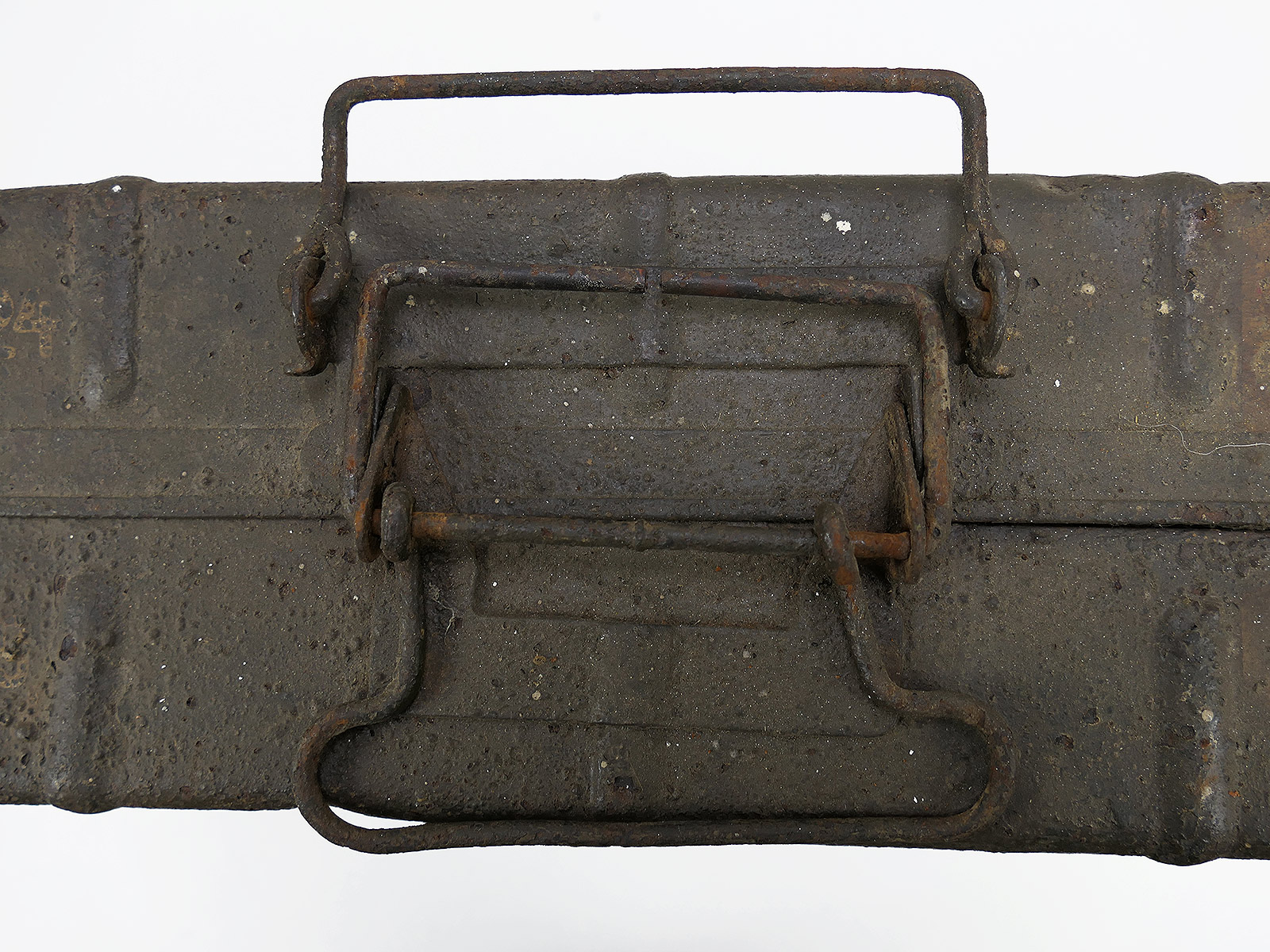 Schlachtfeldfund Transportkoffer Stielhandgranaten M24 Handgranatenkoffer Kiste BATTLE WORN
