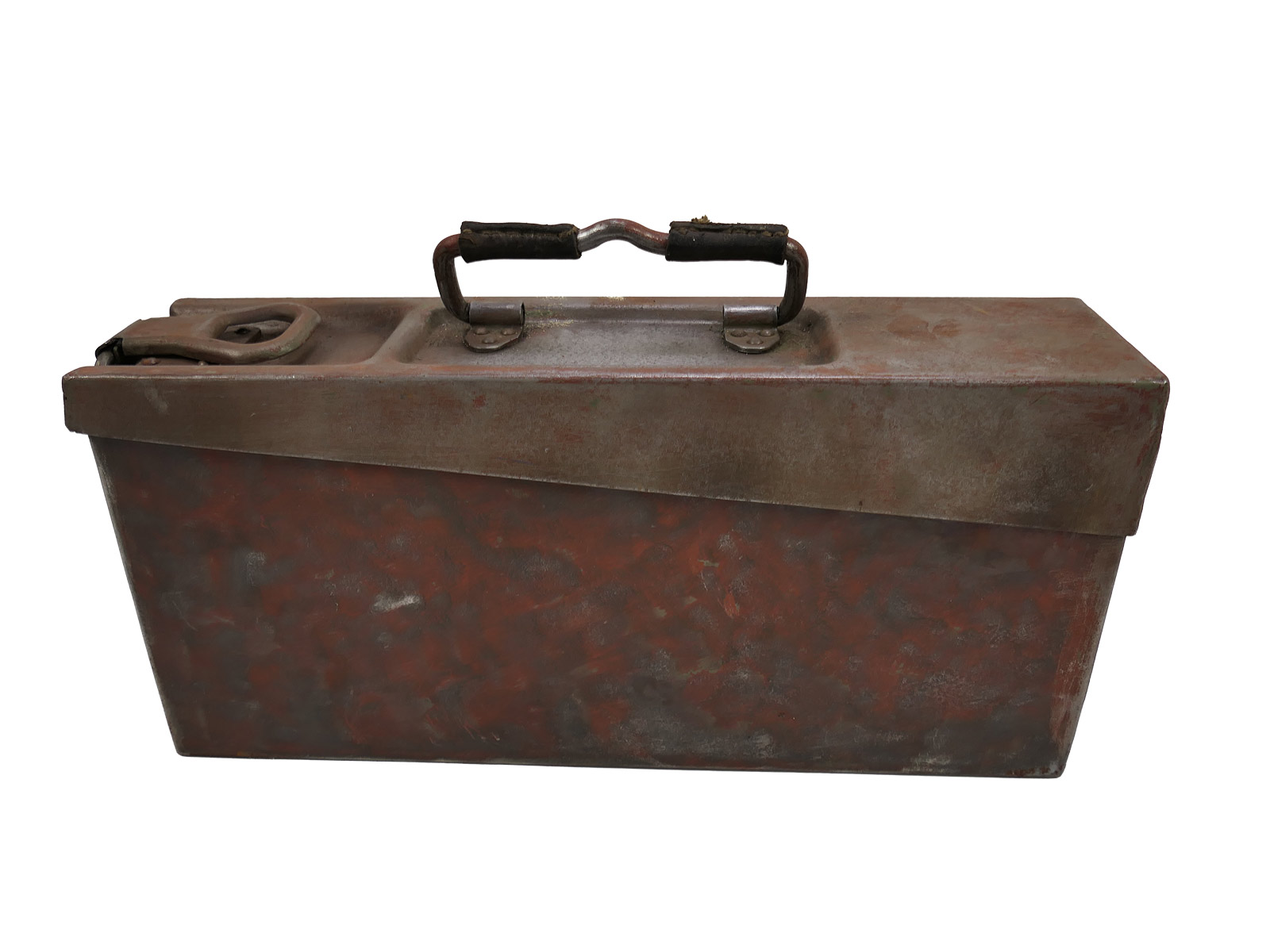 #2/ Typ Wehrmacht MG 34/42 Patronenkasten 41 Gurtkasten BATTLE WORN