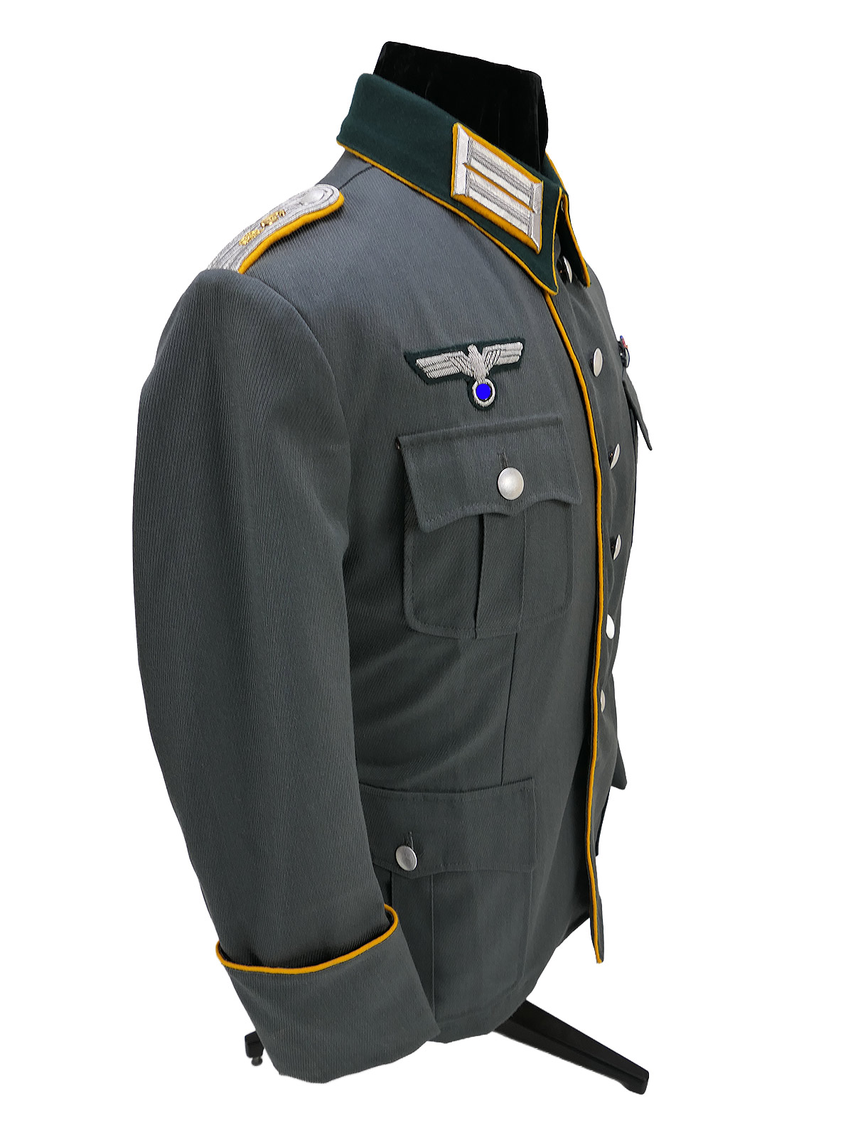 Offiziers Feldbluse Waffenrock Uniformrock Kavallerie Regiment 6 Aufklärer COLLECTION