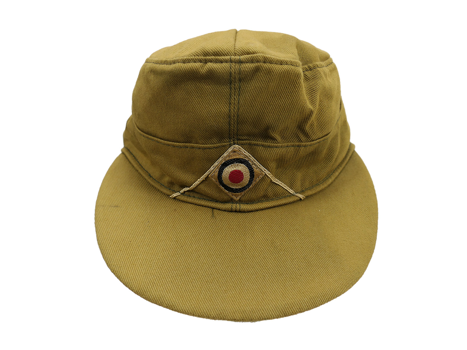USA POW Tropen M43 Feldmütze Afrikakorps Tropenmütze DAK Gr.57 COLLECTION BATLLE WORN