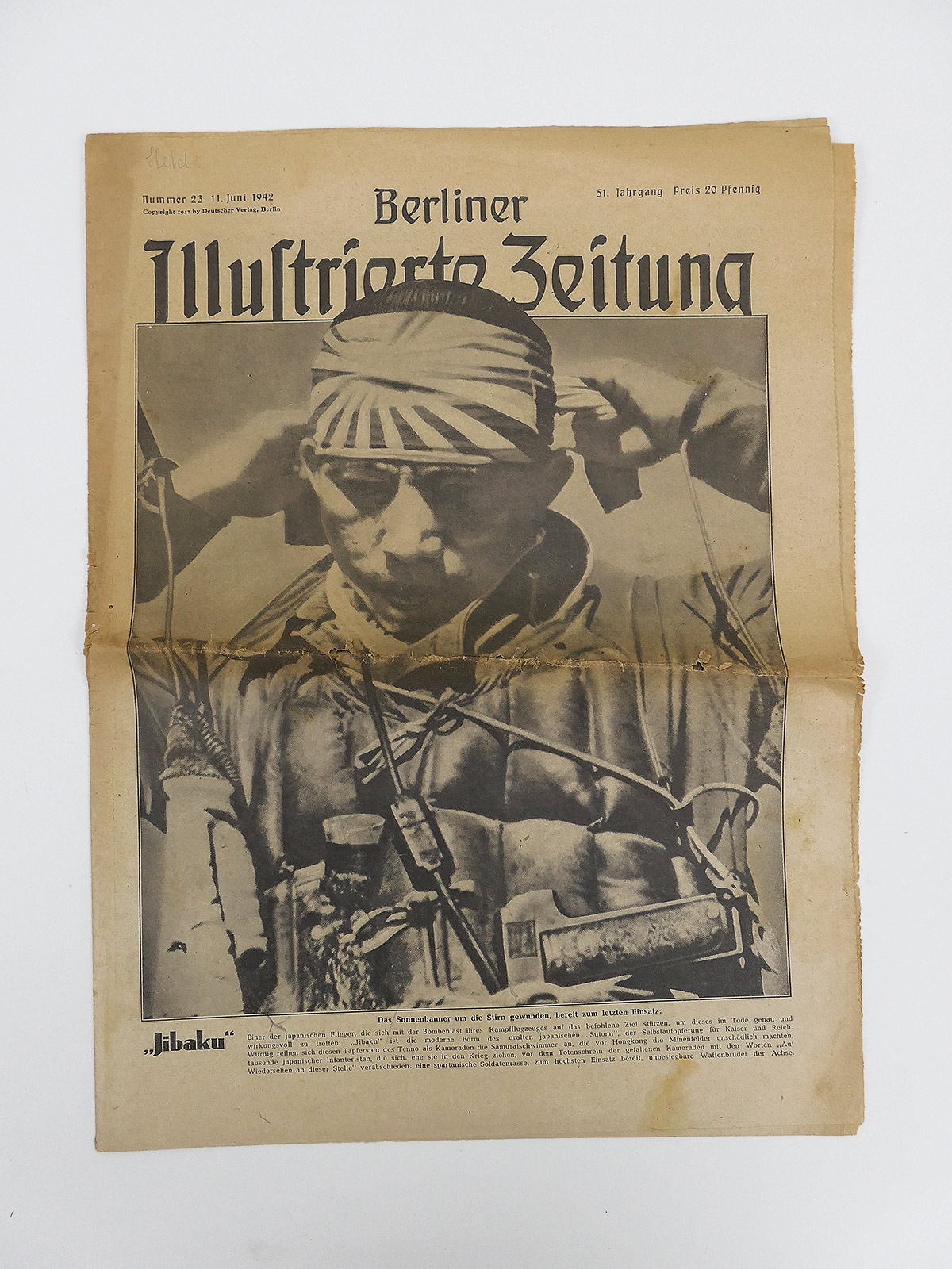 Berliner Illustrierte Zeitung 11. Juni 1942 Zeitschrift Nummer 23