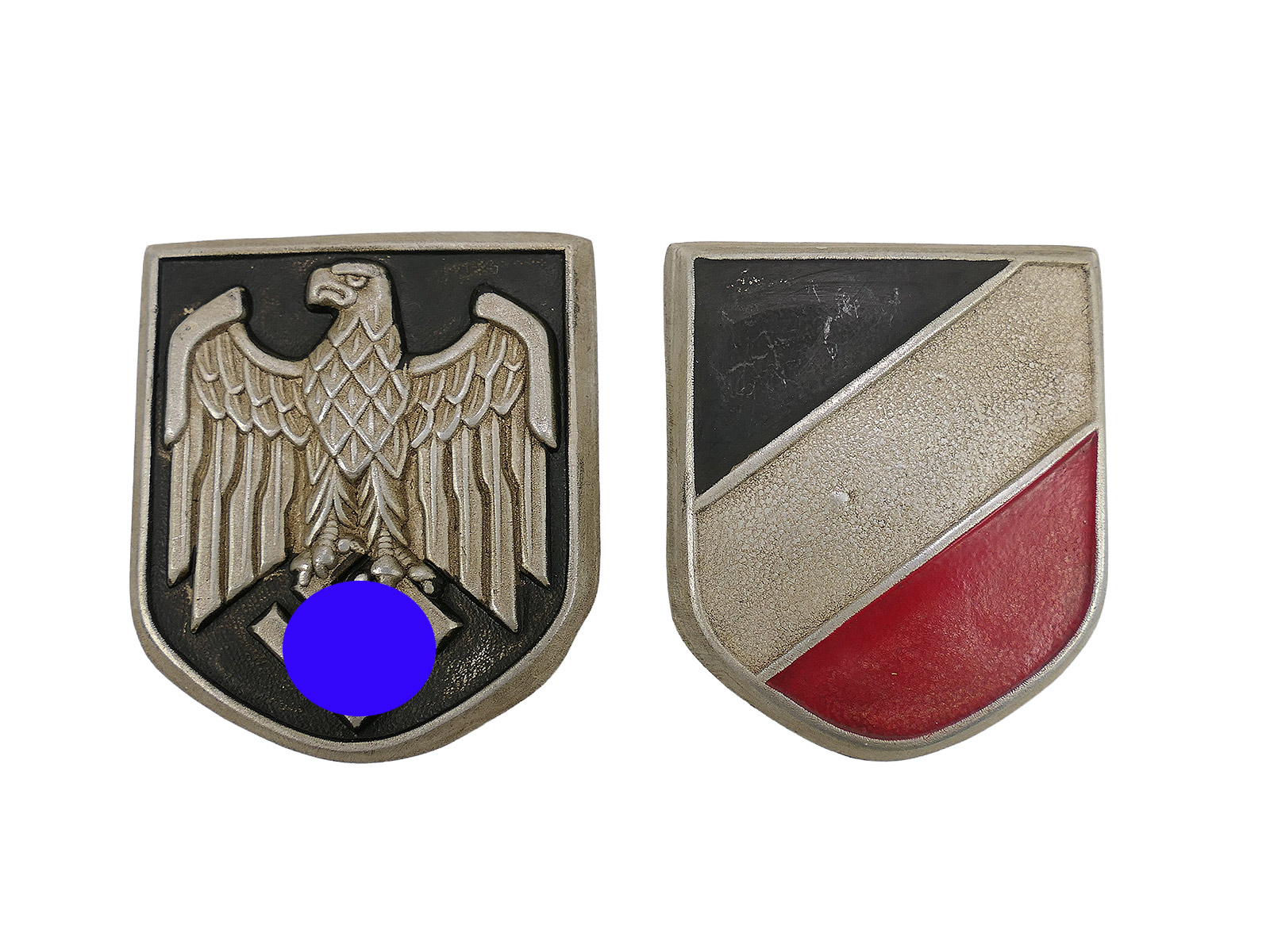 Wehrmacht DAK Helmabzeichen für Tropenhelm Afrikakorps Heer 