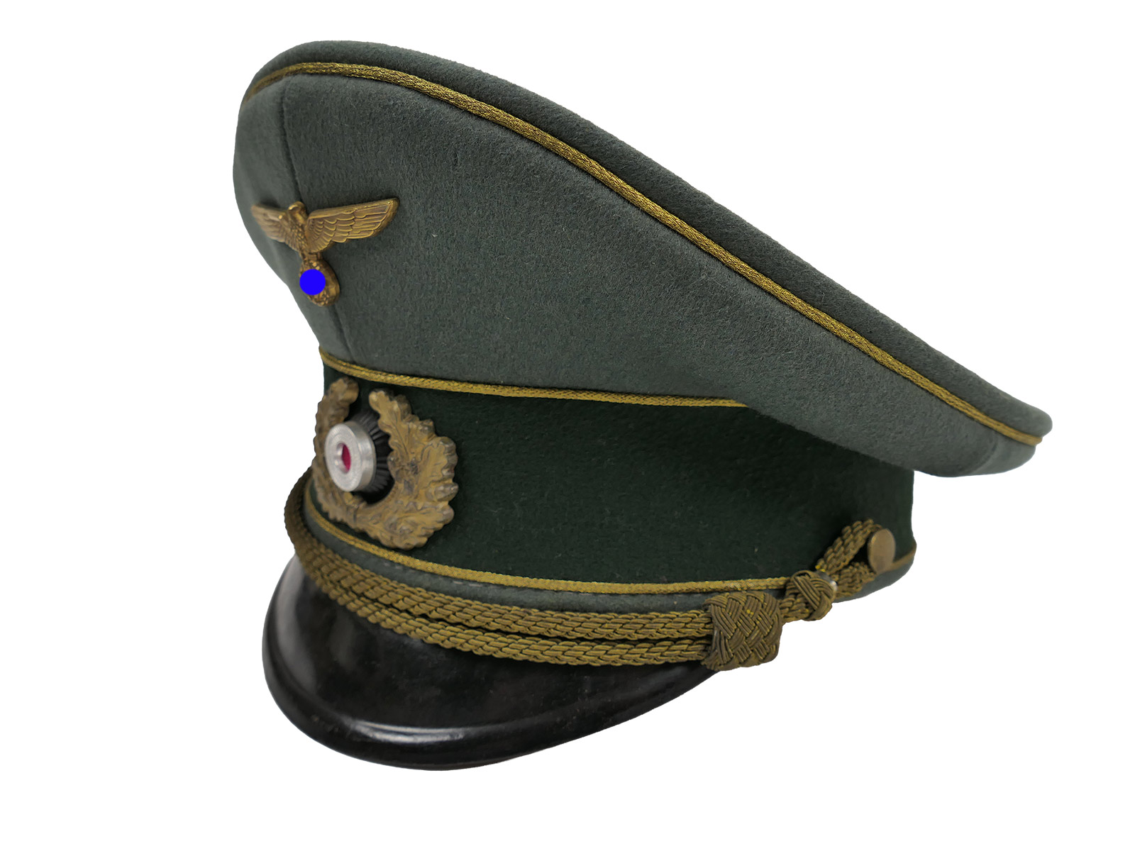 Antike Wehrmachts Schirmmütze General Gr.58 mit Top Patina COLLECTION BATTLE WORN