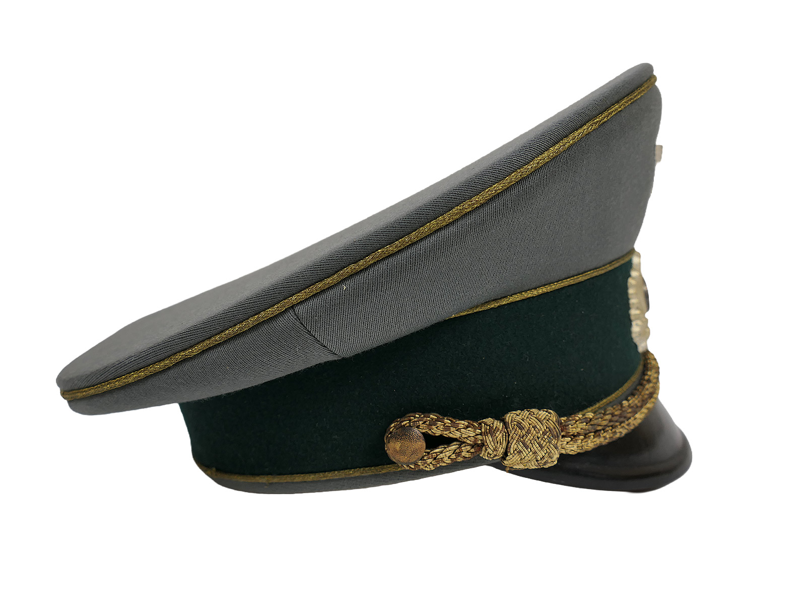 Wehrmacht Frühe Schirmmütze General Gr.57 Premium Museumsanfertigung mit Original Silbernen Effekten COLLECTION