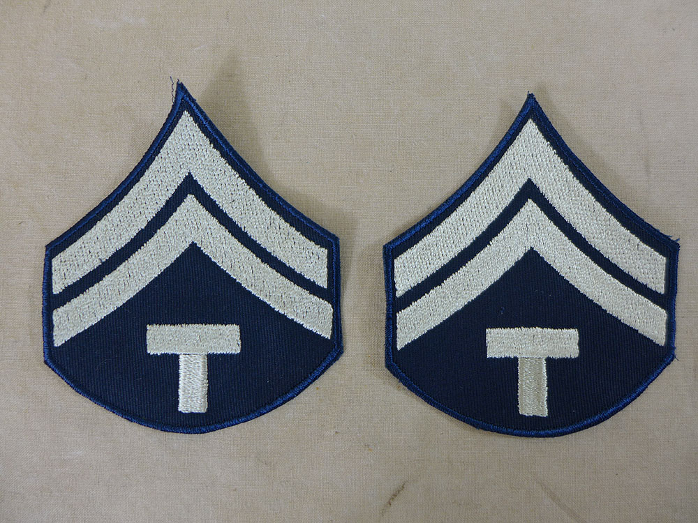 US ARMY WW2 Ranks Dienstgradabzeichen T/5 Technician 5th grade Uniform Rang Abzeichen