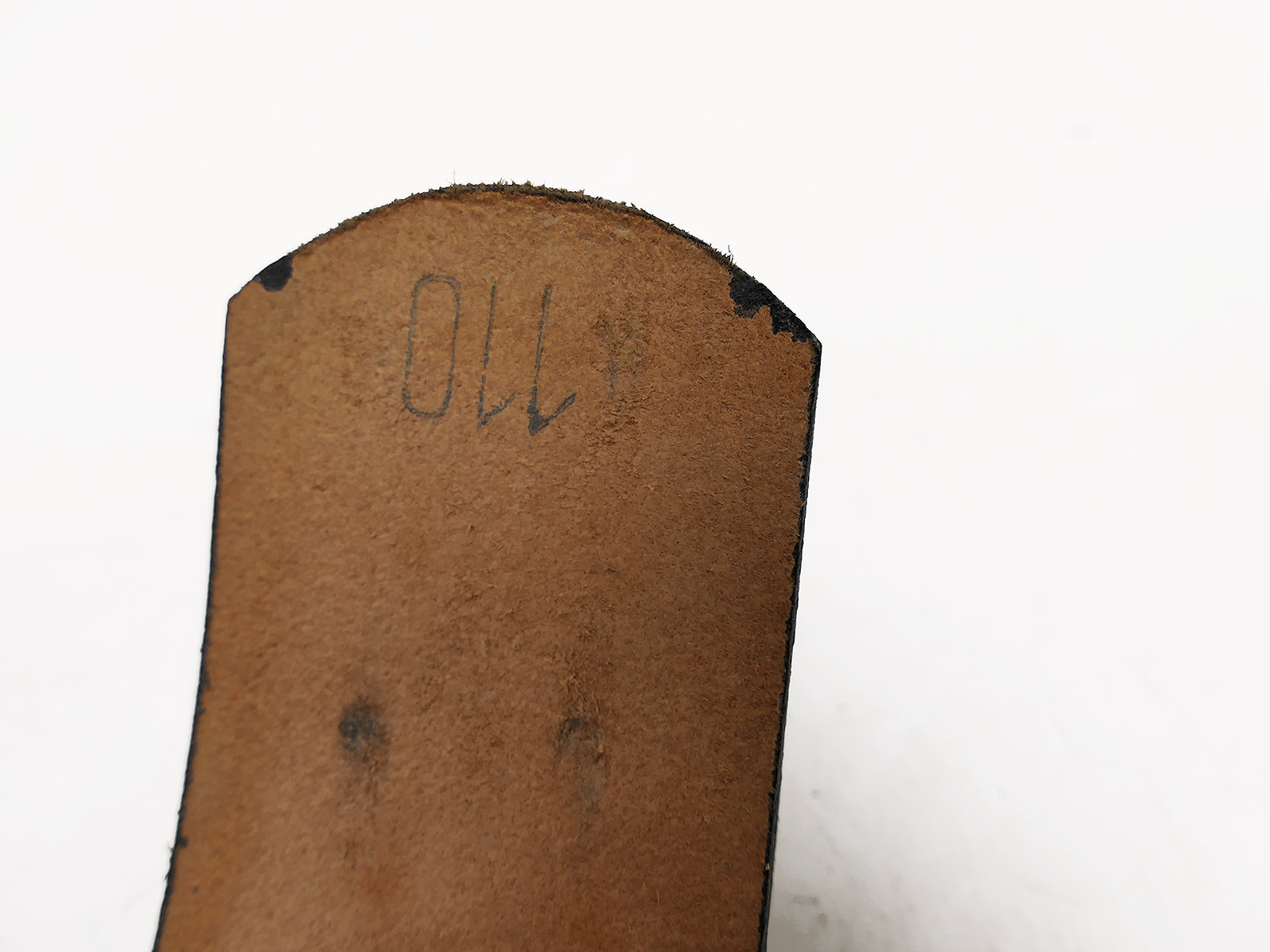 Vintage Leder Koppel / Koppelriemen Lederkoppel 110cm COLLECTION BATTLE WORN