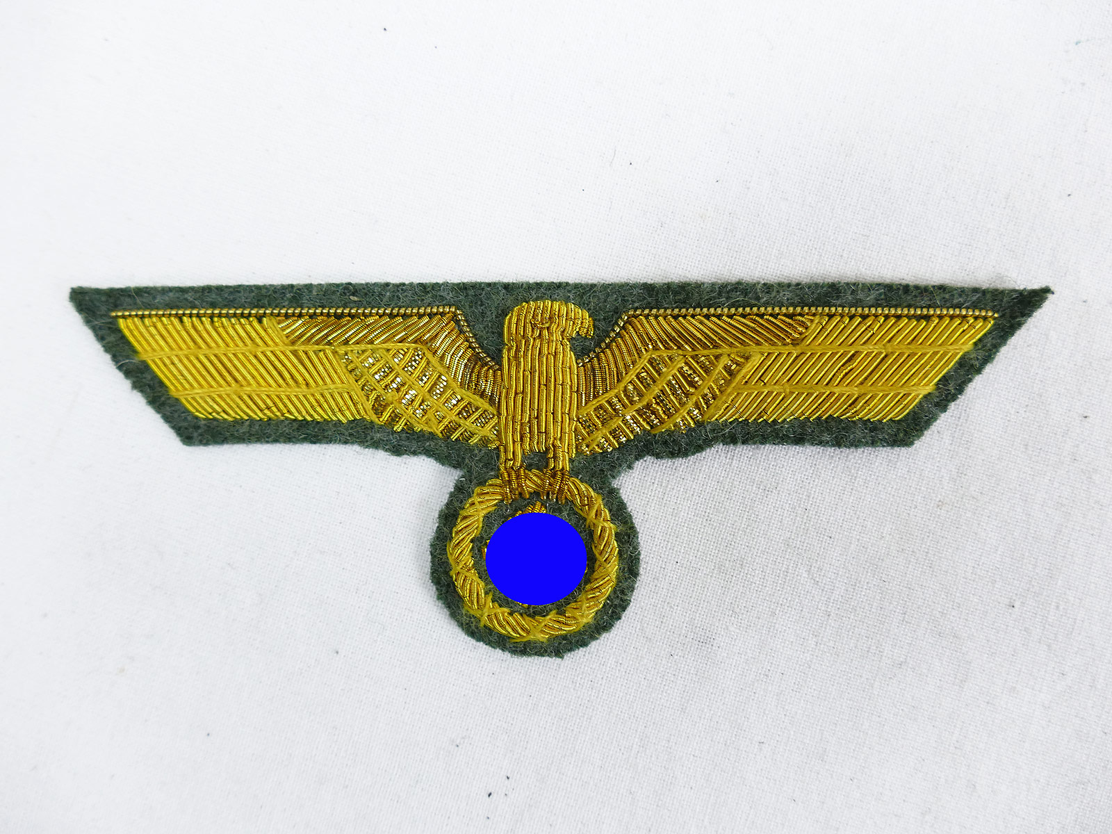 Wehrmacht General Brustadler M40 Goldfaden gestickt für Feldbluse Dienstrock