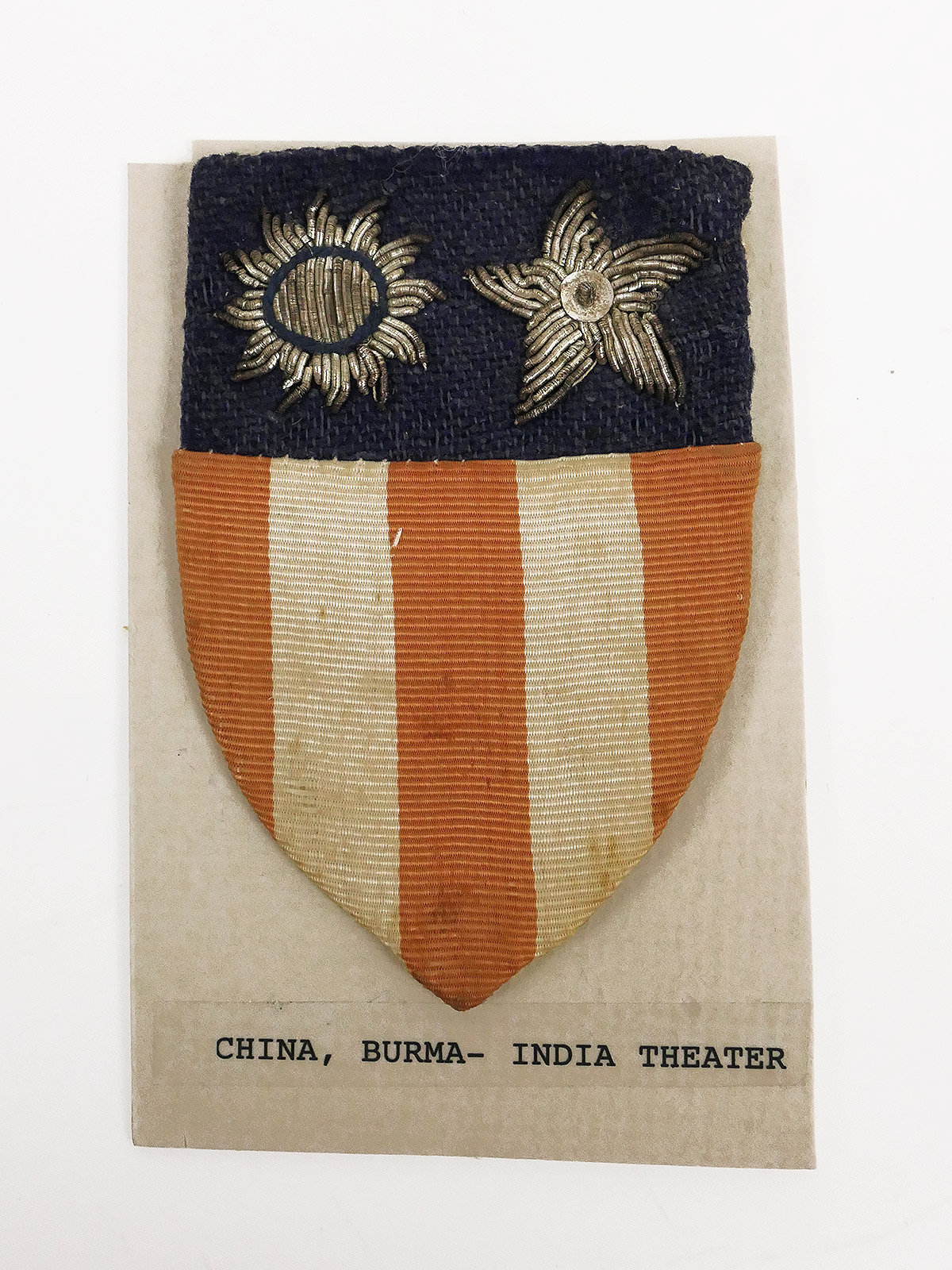 P1705214 Original US ARMY WW2 Abzeichen Badge China Burma India Theater Patch - U.S. Command / Special Units