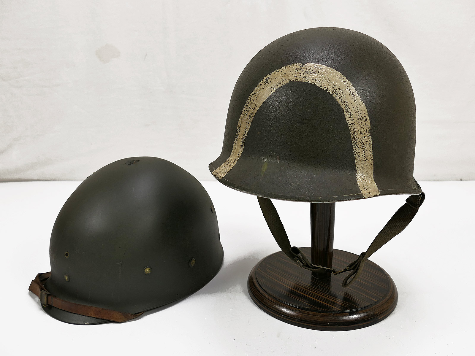#C US ARMY Type WW2 M1 Engineer Special Unit Stahlhelm NCO Steel helmet + Liner Pioniere