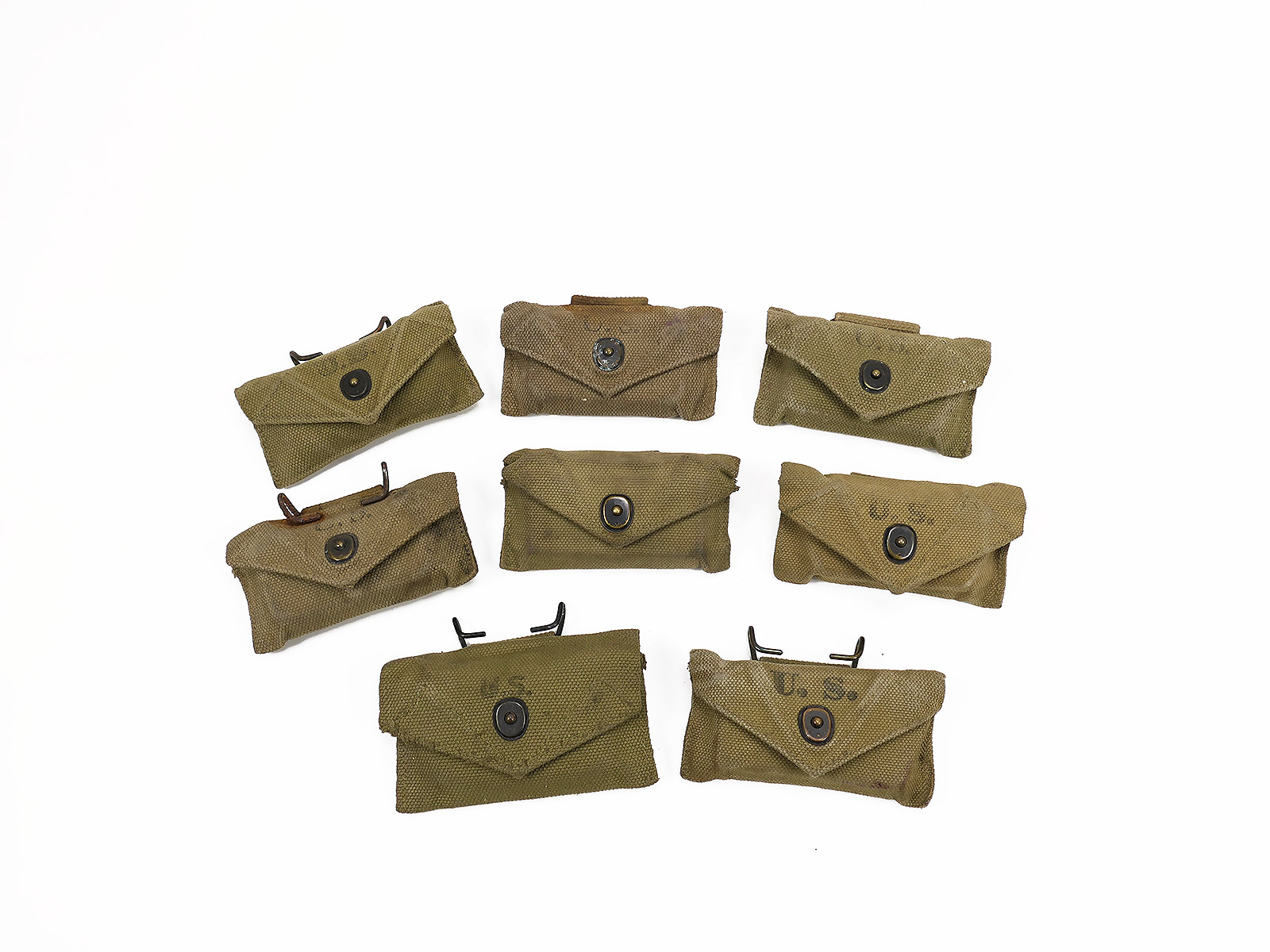 1x US Army WW2 First Aid Kit - Pouch + Original Dressing Erste Hilfe Carlisle Verbandspäckchen