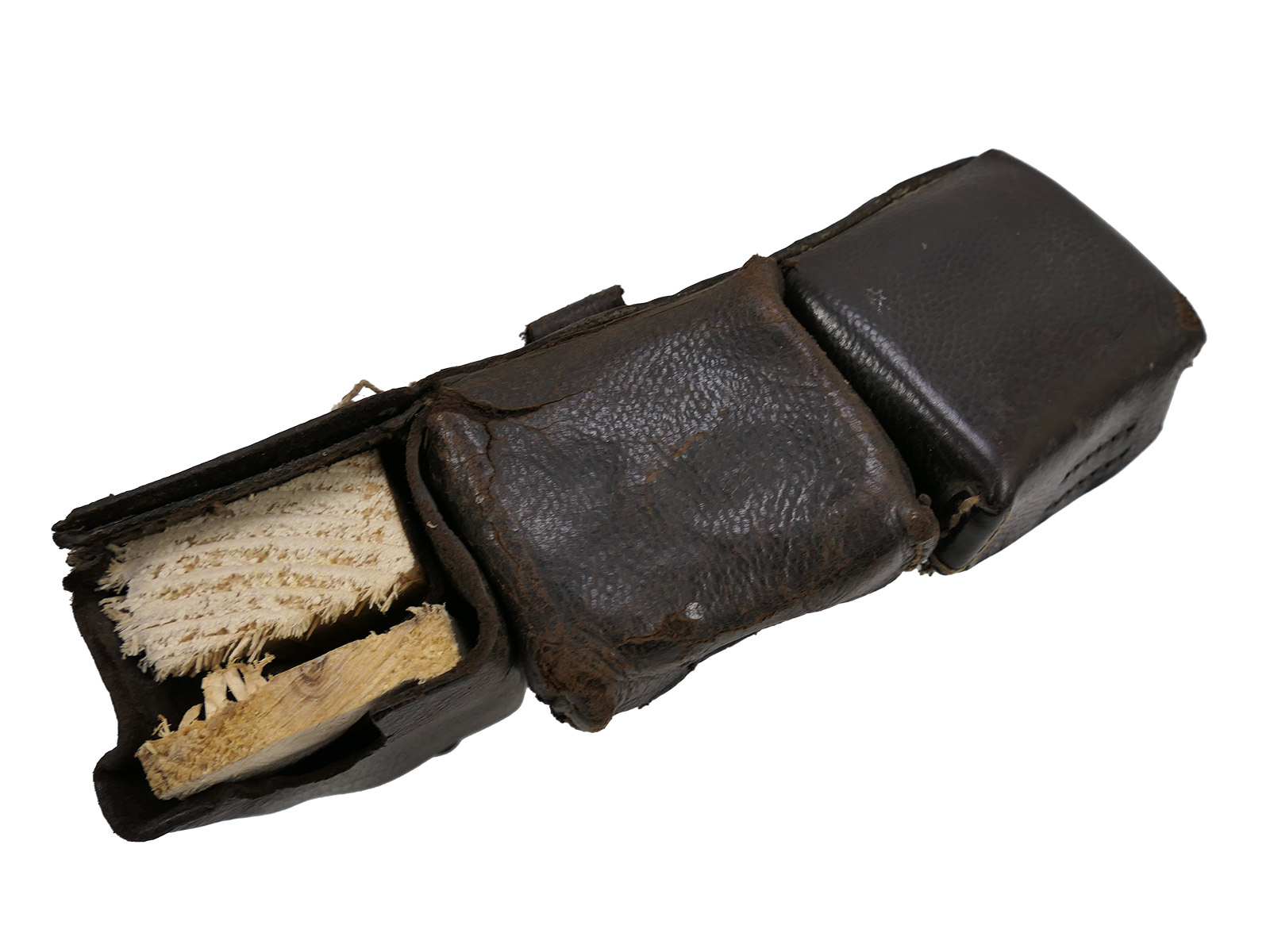 2x Ersatzteilträger Original WK1 Patronentasche Bastlerstücke unvollständig COLLECTION BATTLE WORN