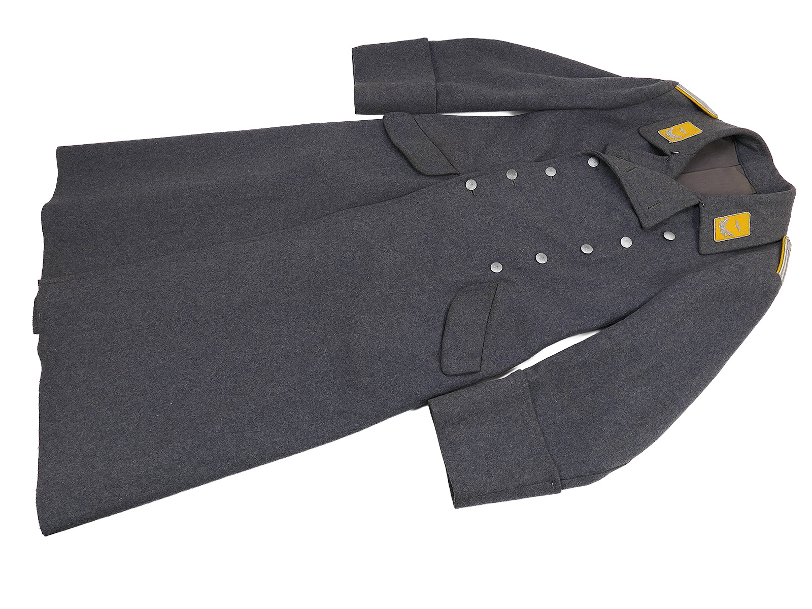 Original WK2 Luftwaffe M40 Mantel Wintermantel Leutnant LBA 41 gestempelt TOP COLLECTION